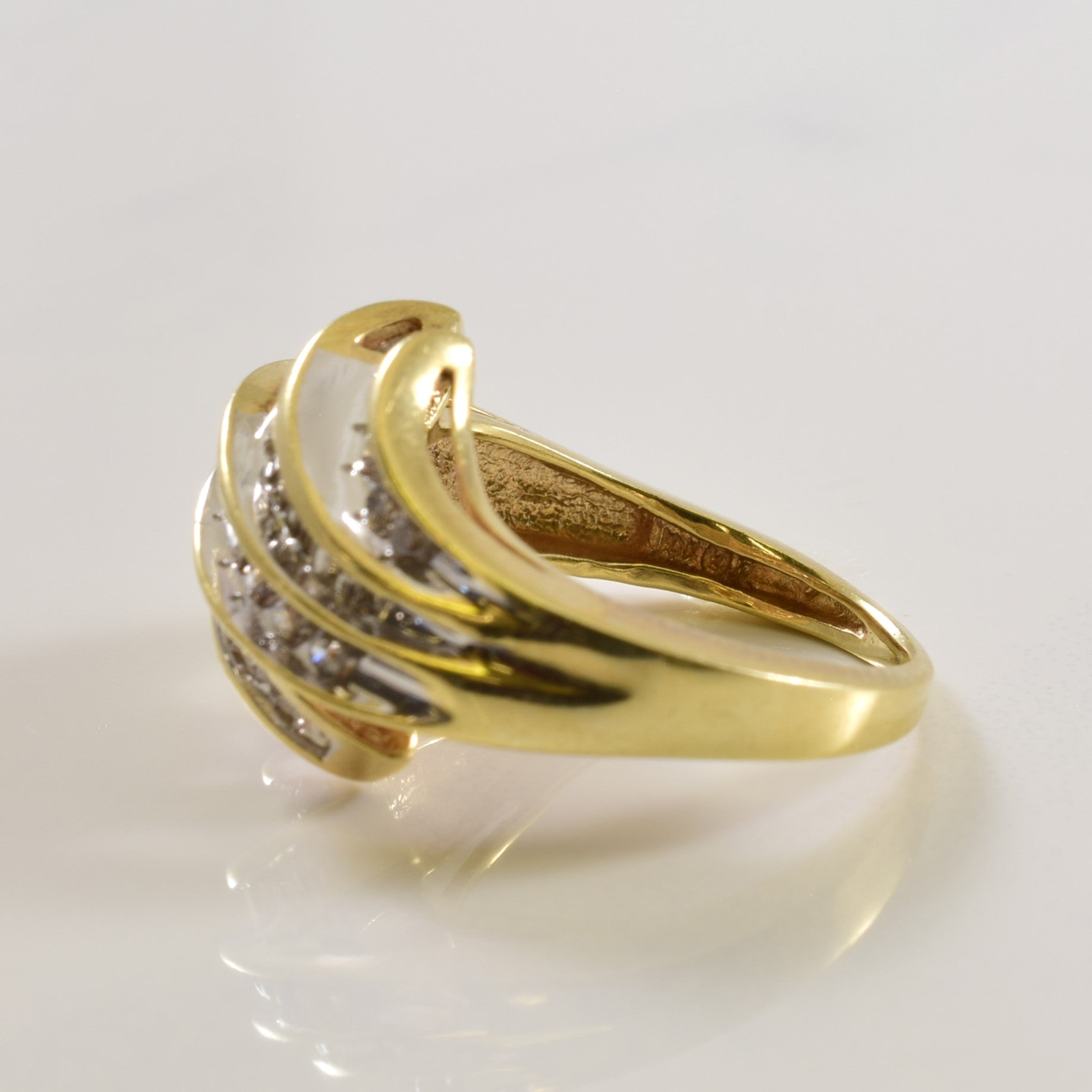 Diamond Bypass Ring | 0.35ctw | SZ 5.5 |