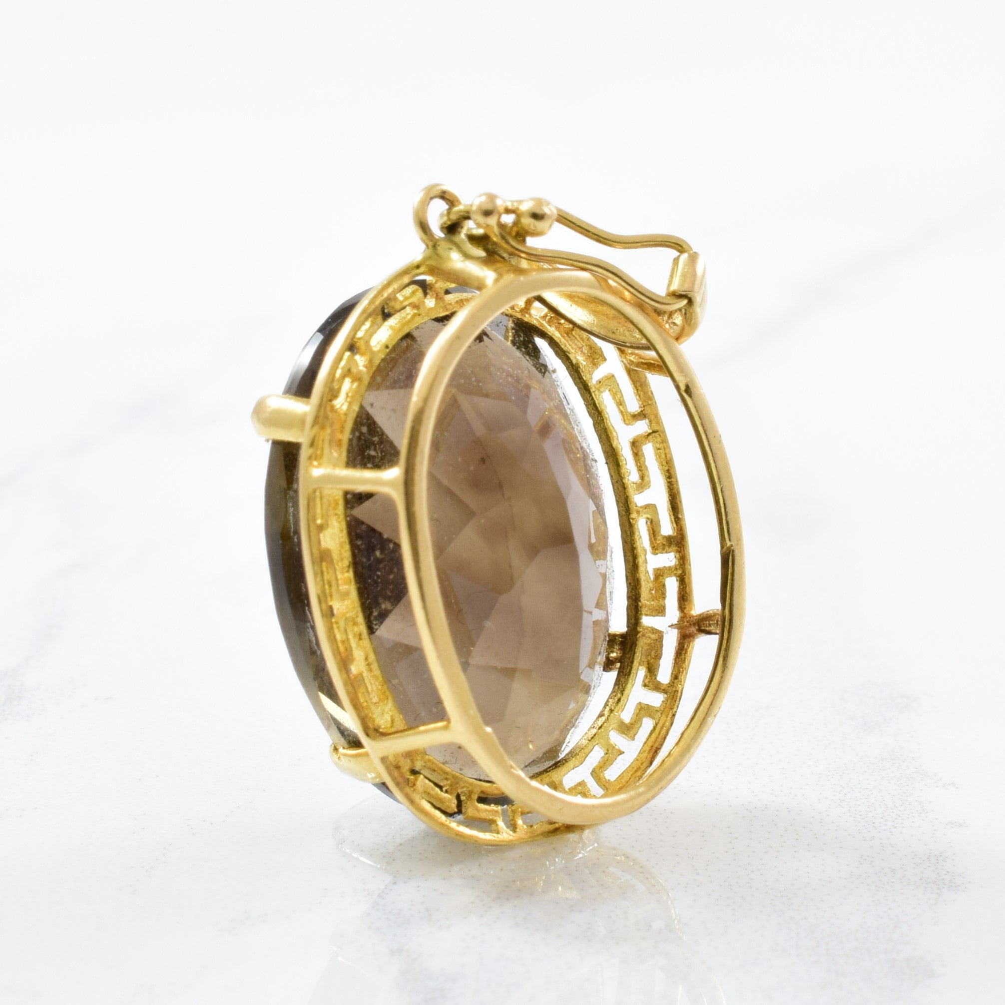 Solitaire Smoky Quartz Pendant | 14.00ct |