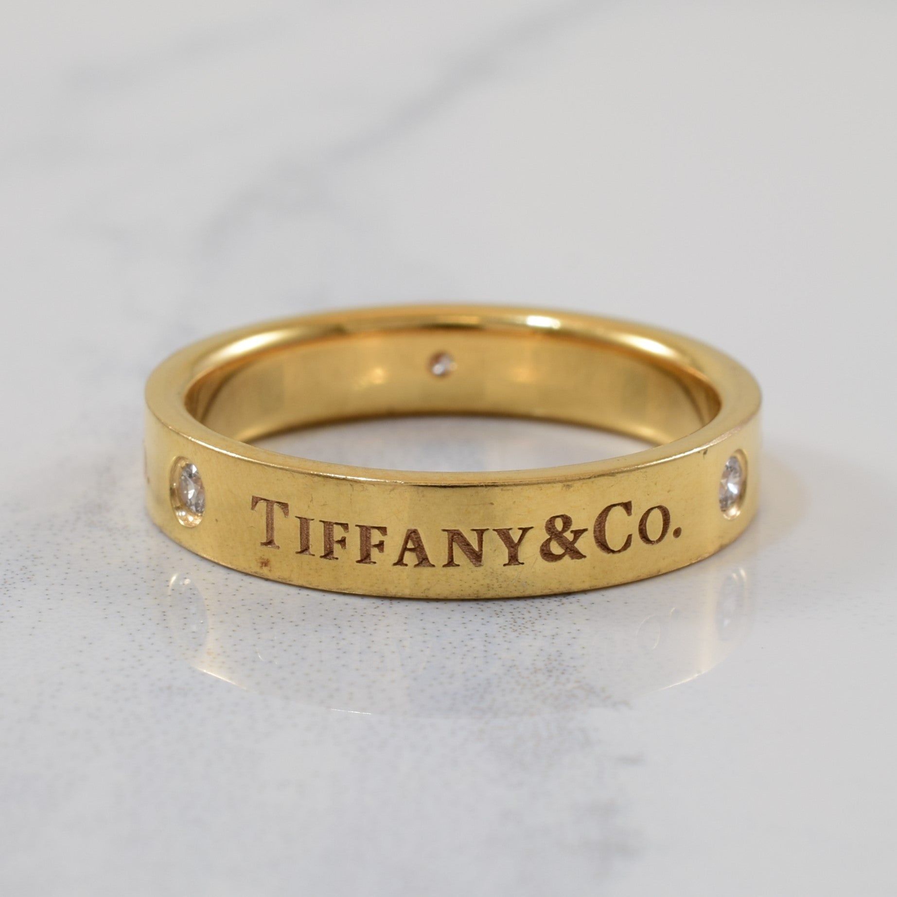 Tiffany & Co.' Band Ring | 0.07 ctw | SZ 7.5