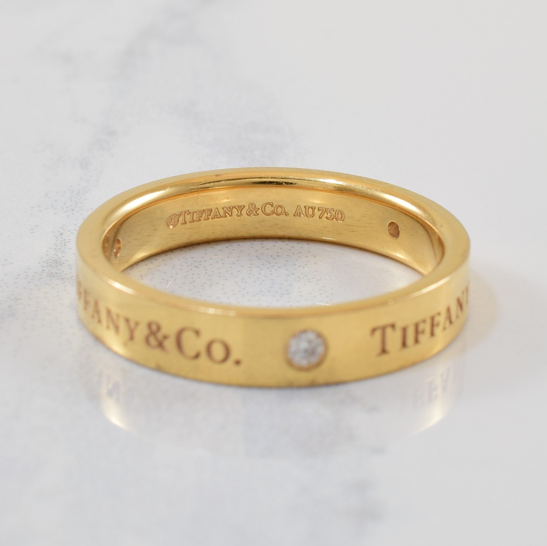 Tiffany & Co.' Band Ring | 0.07 ctw | SZ 7.5