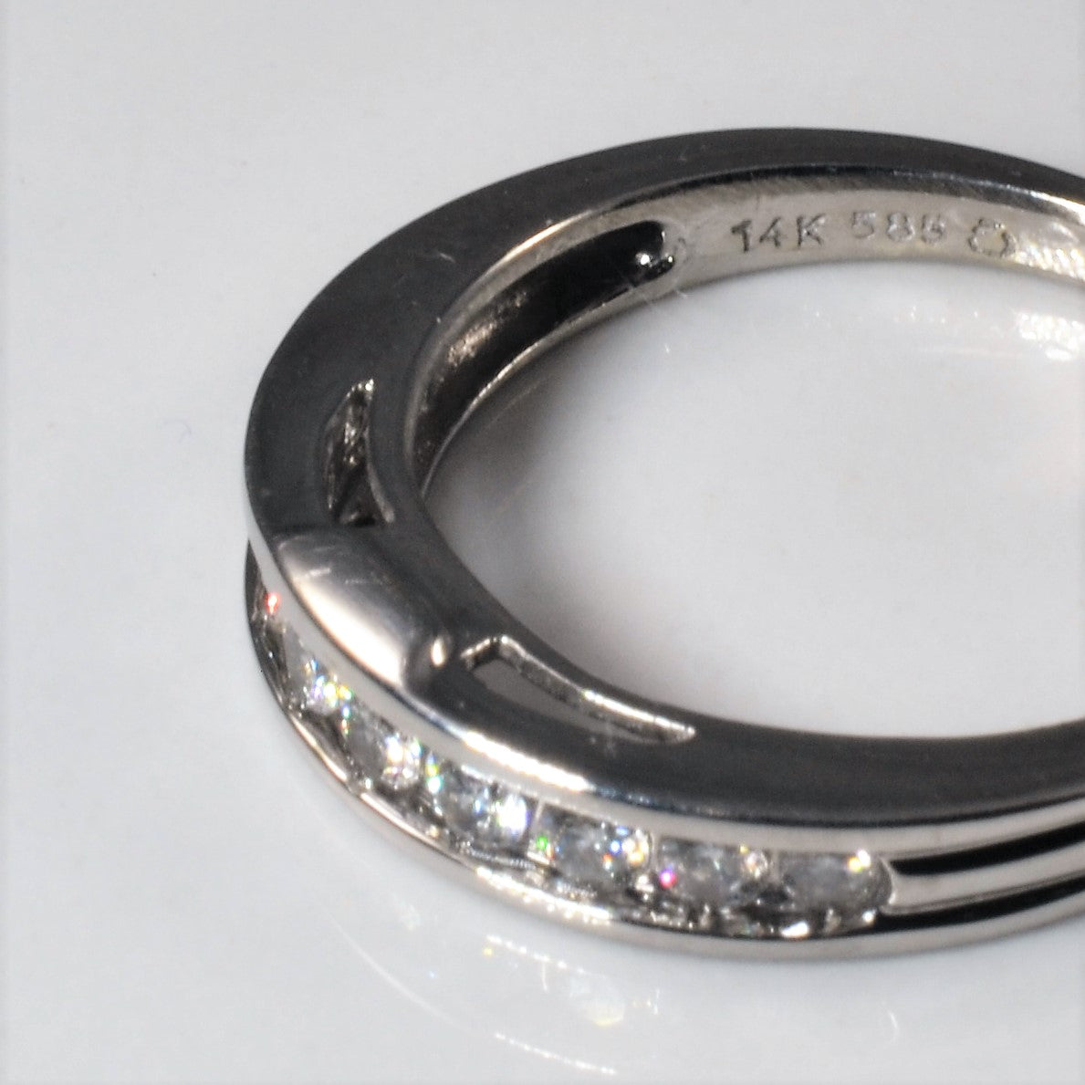 Channel Set Diamond Band | 0.35ctw | SZ 5.75 |