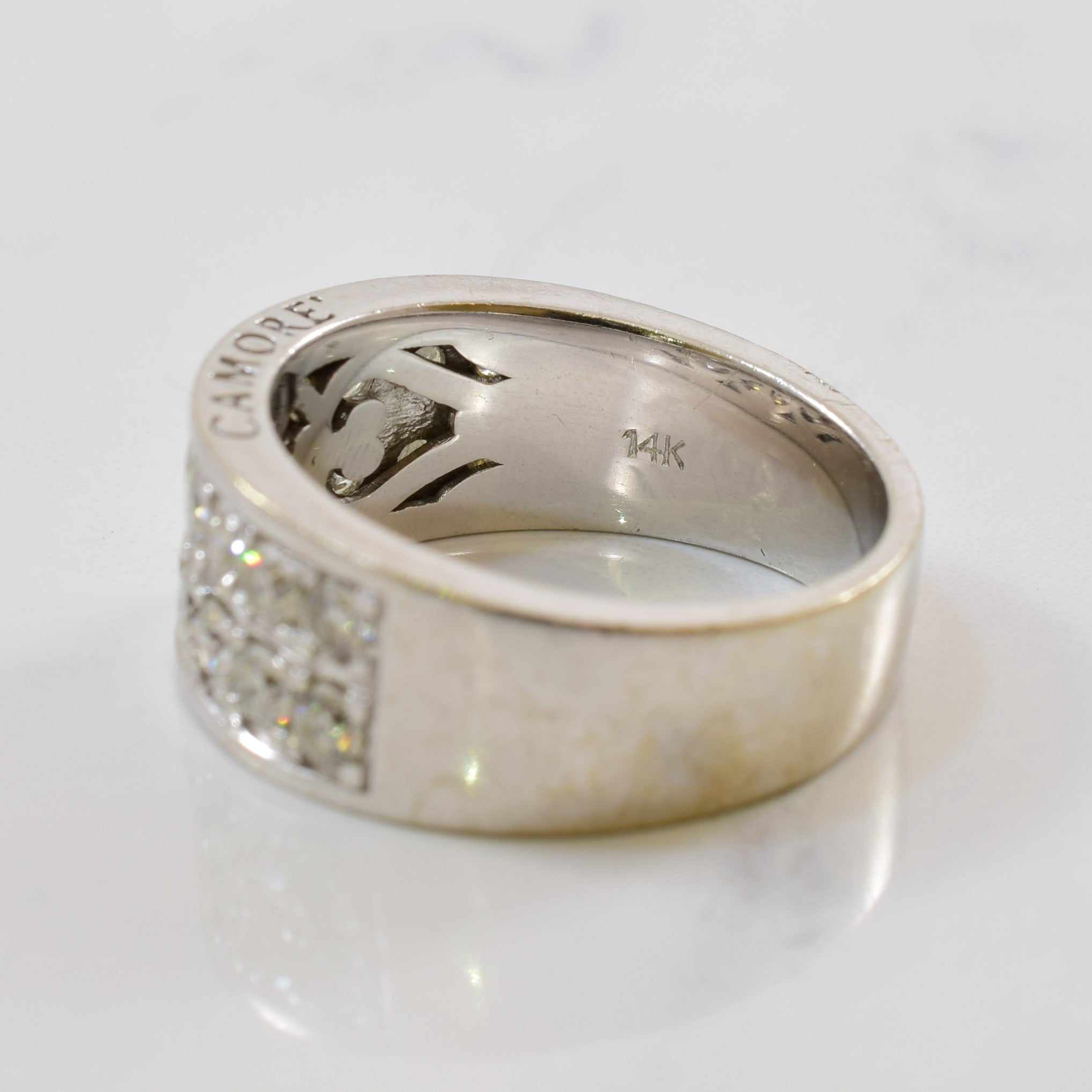 Double Row Channel Set Diamond Band | 1.11ctw | SZ 10.5 |