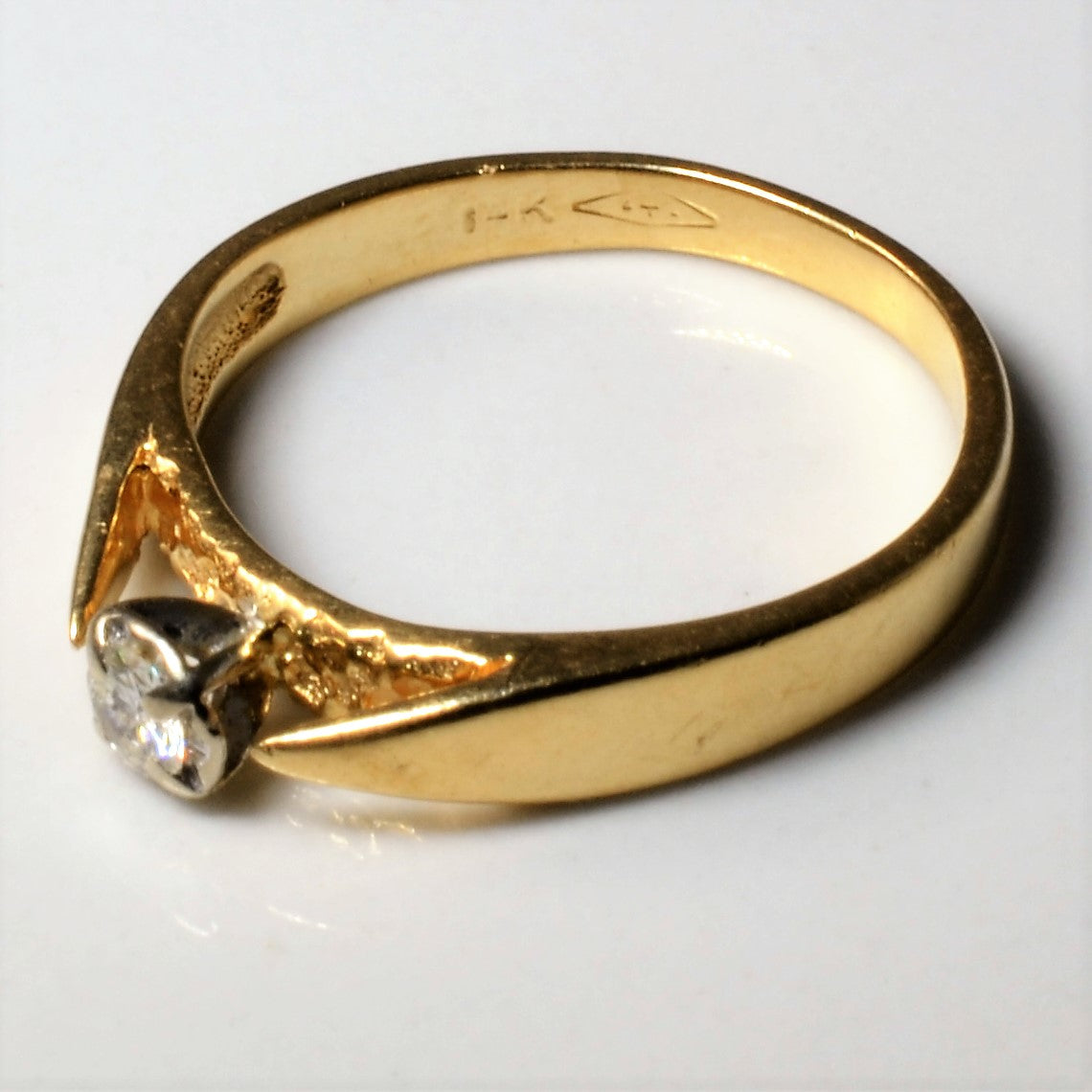 Solitaire Diamond Ring | 0.09ct | SZ 5.5 |