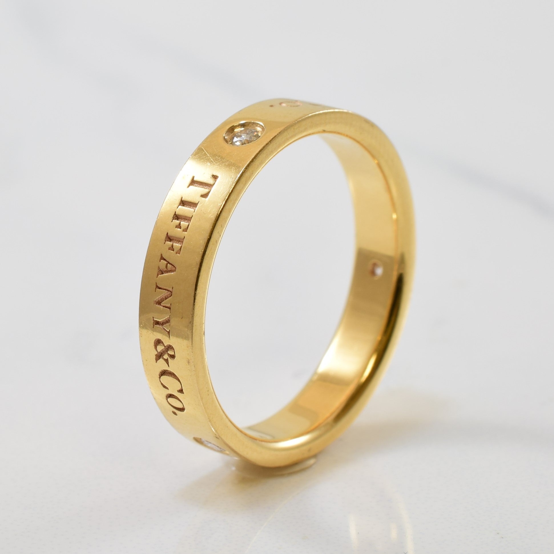 Tiffany & Co.' Band Ring | 0.07 ctw | SZ 7.5