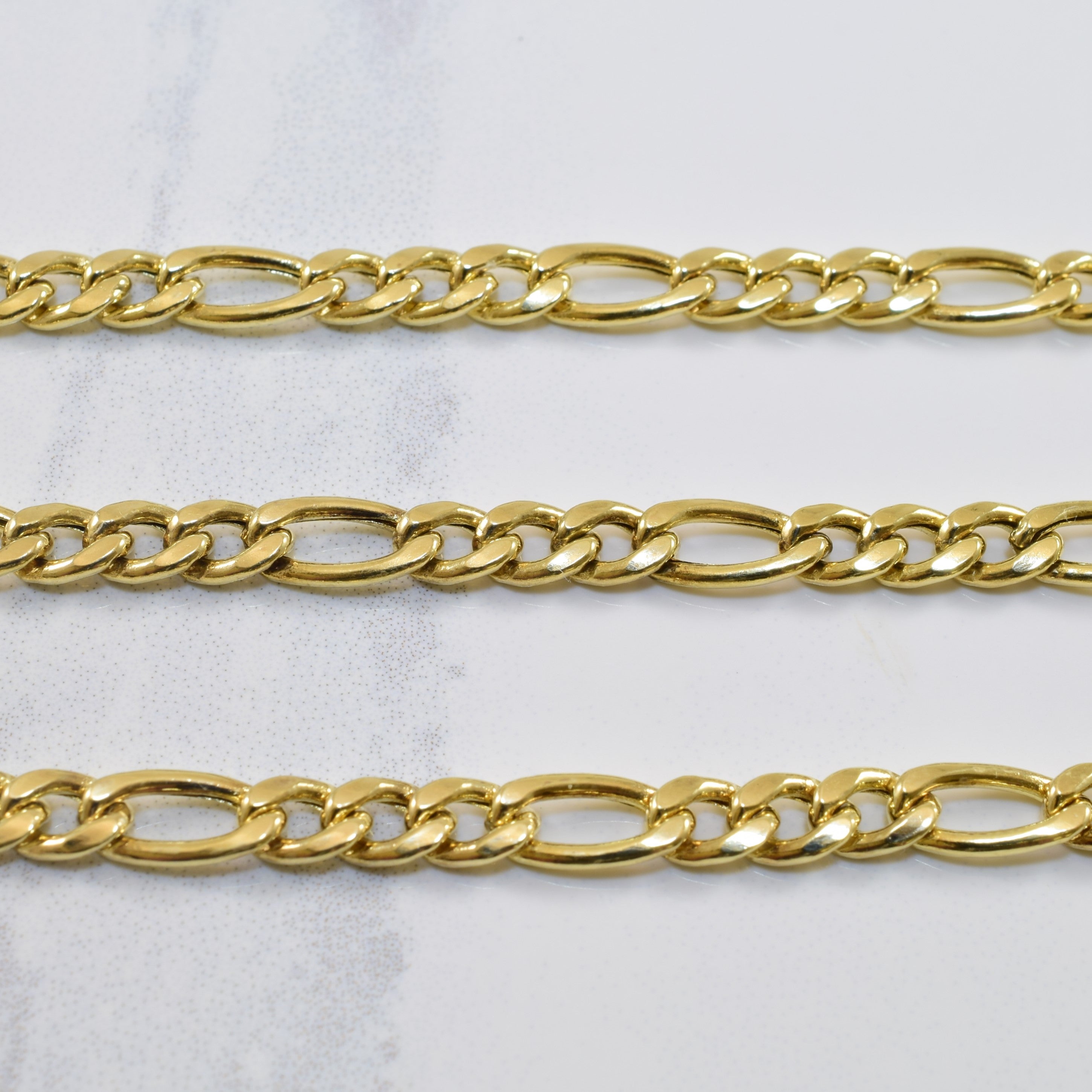 10k Yellow Gold Figaro Chain | 24" |