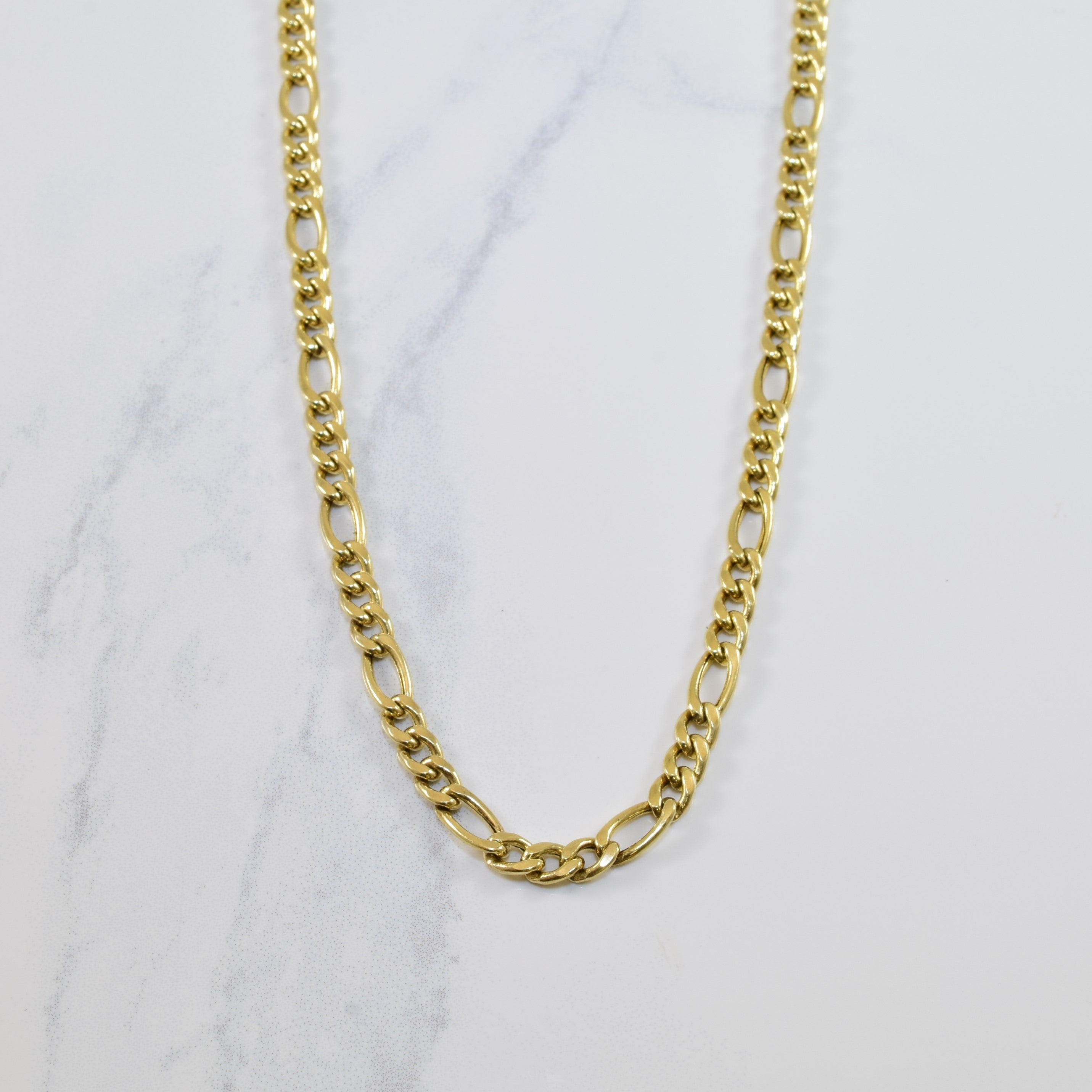10k Yellow Gold Figaro Chain | 24" |