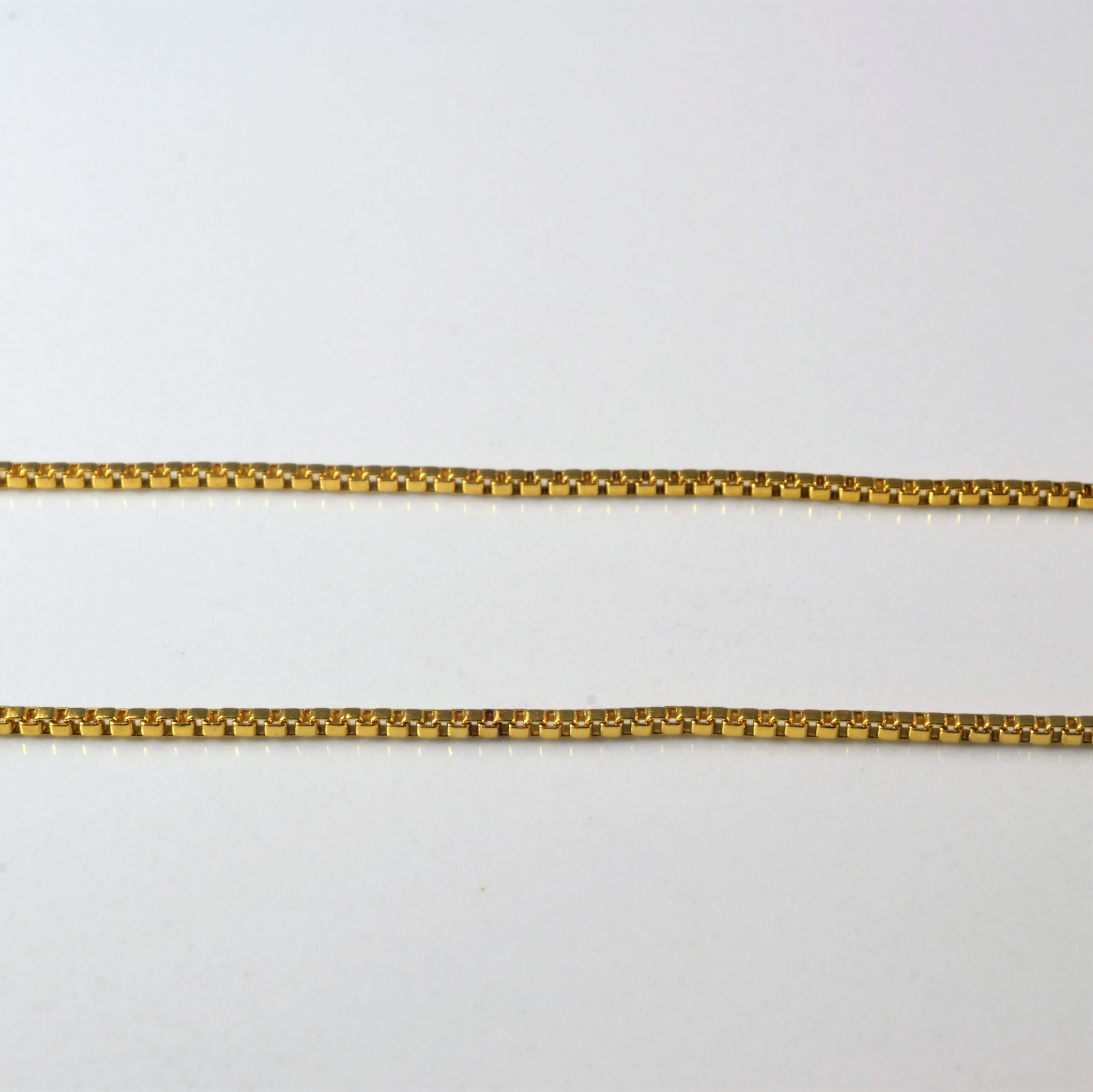 24k Yellow Gold Happy Cow Necklace | 18" |