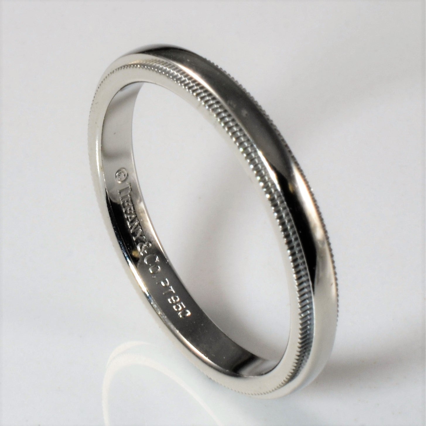 Tiffany & Co.' Tiffany Together, Milgrain Platinum Ring