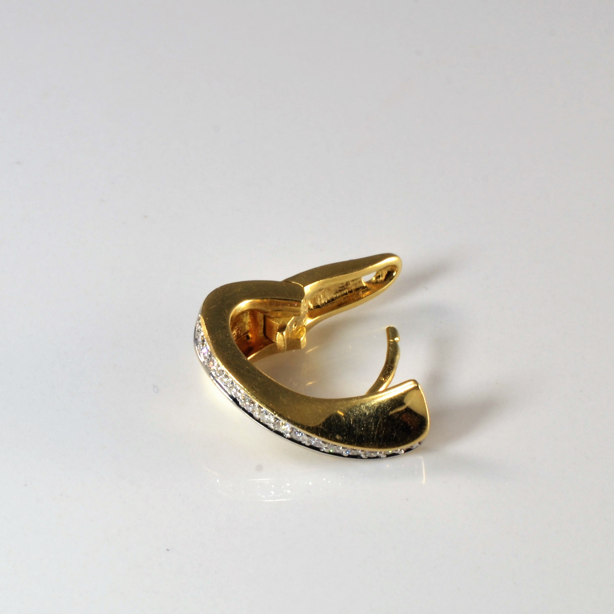 Birks' Pave Diamond Huggie Earrings | 0.16ctw |