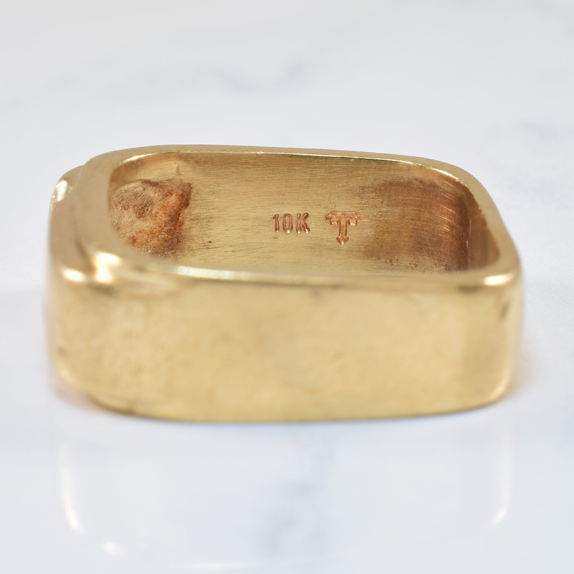 Channel Set Diamond Square Band | 0.10ctw | SZ 7.25 |