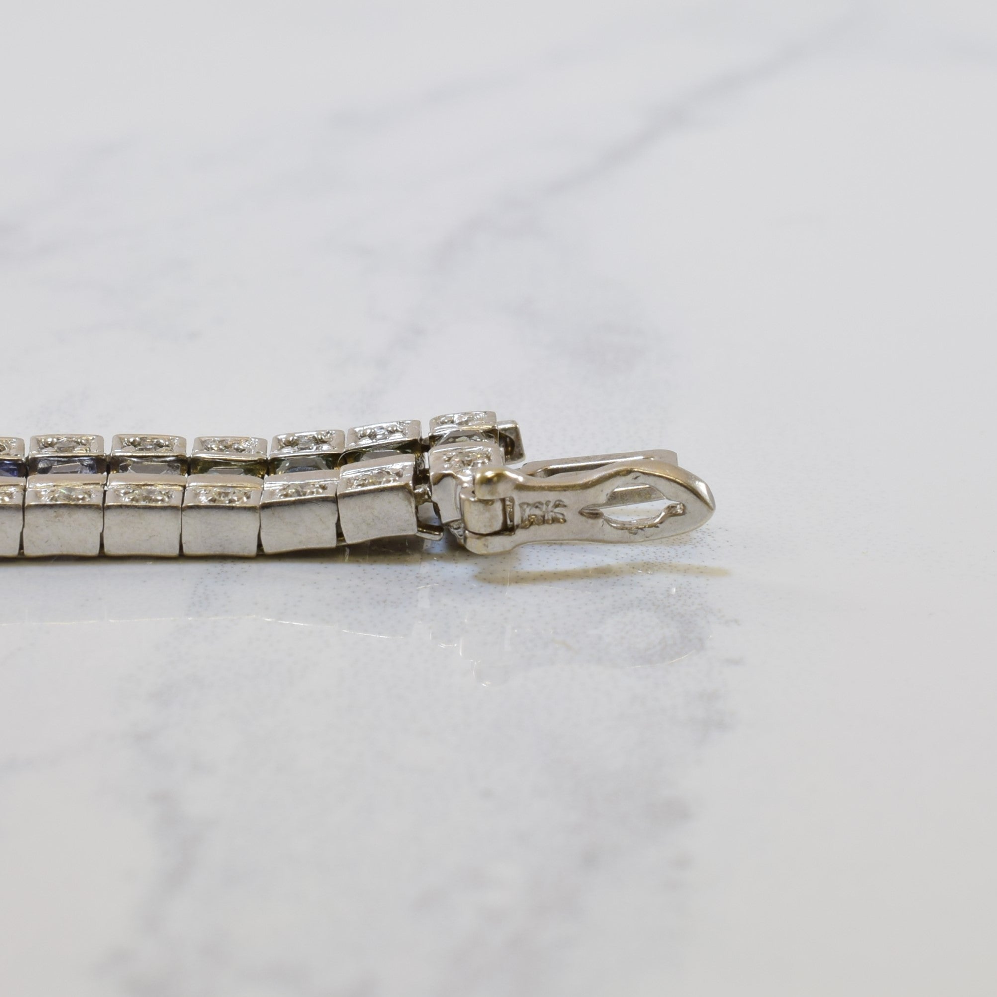 Rainbow Gem & Diamond Bracelet | 5.30ctw, 1.14ctw | 7.5" |