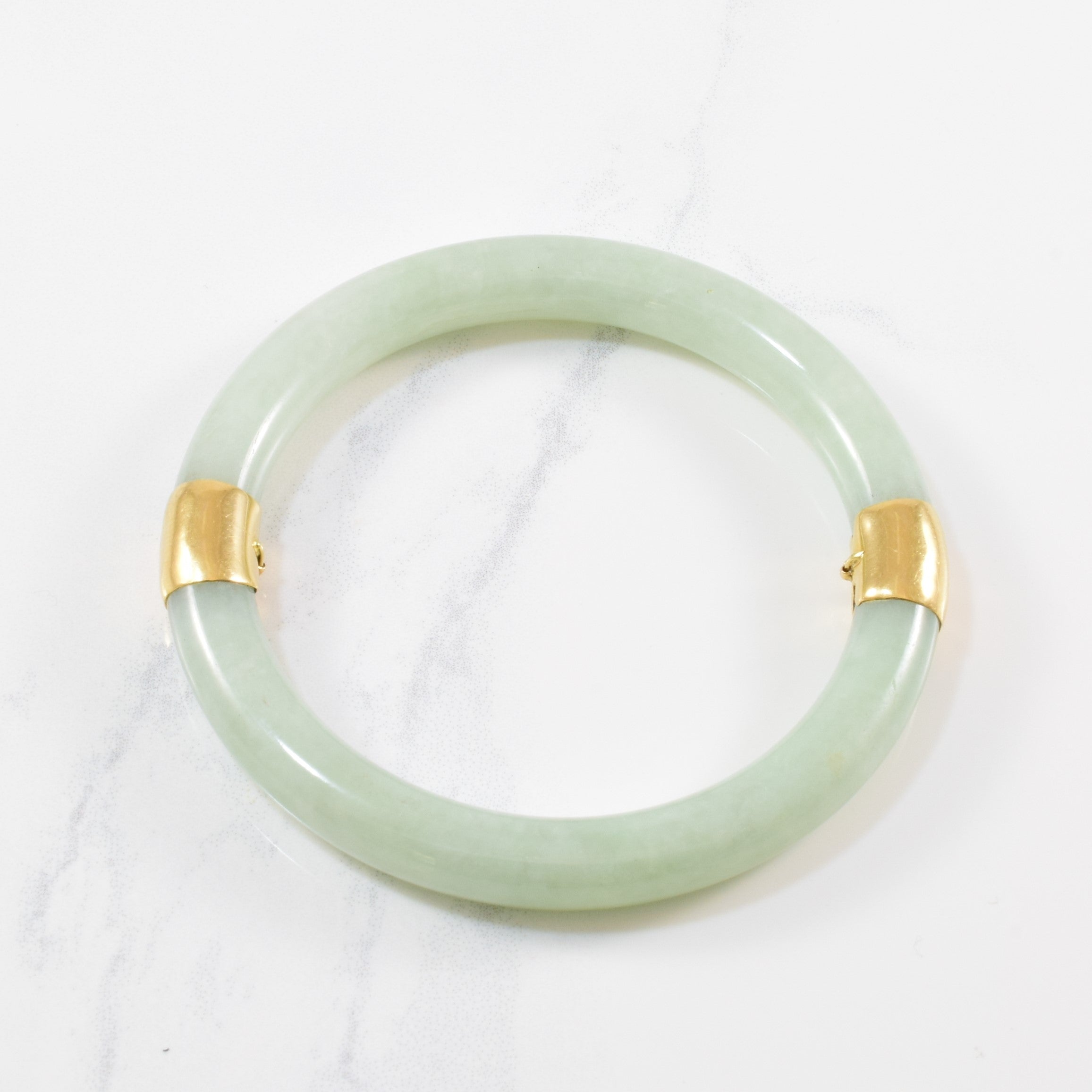 Bracelet en jadéite 18 carats | 8" | 150 carats |