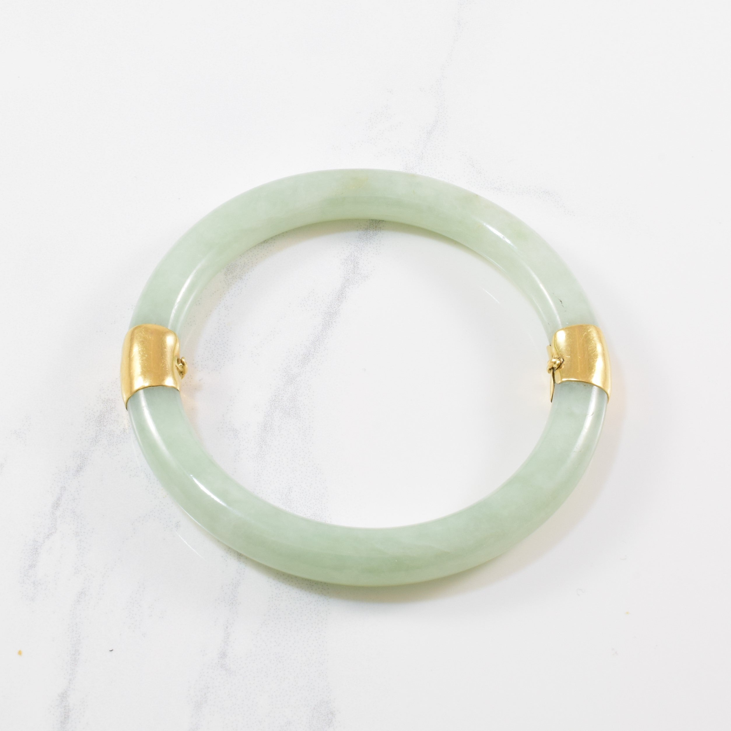 Bracelet en jadéite 18 carats | 8" | 150 carats |