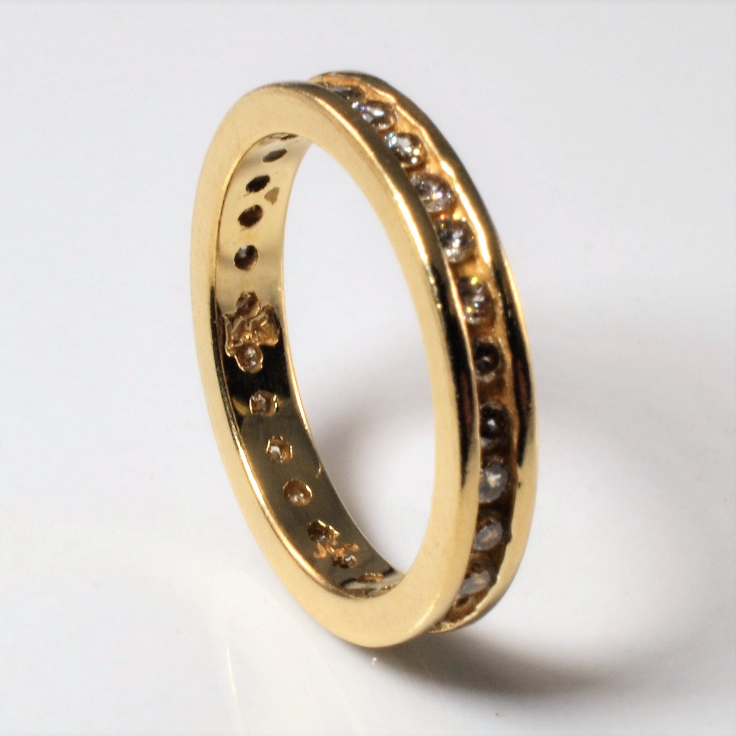 Channel Set Diamond Eternity Band | SZ 5.25 |