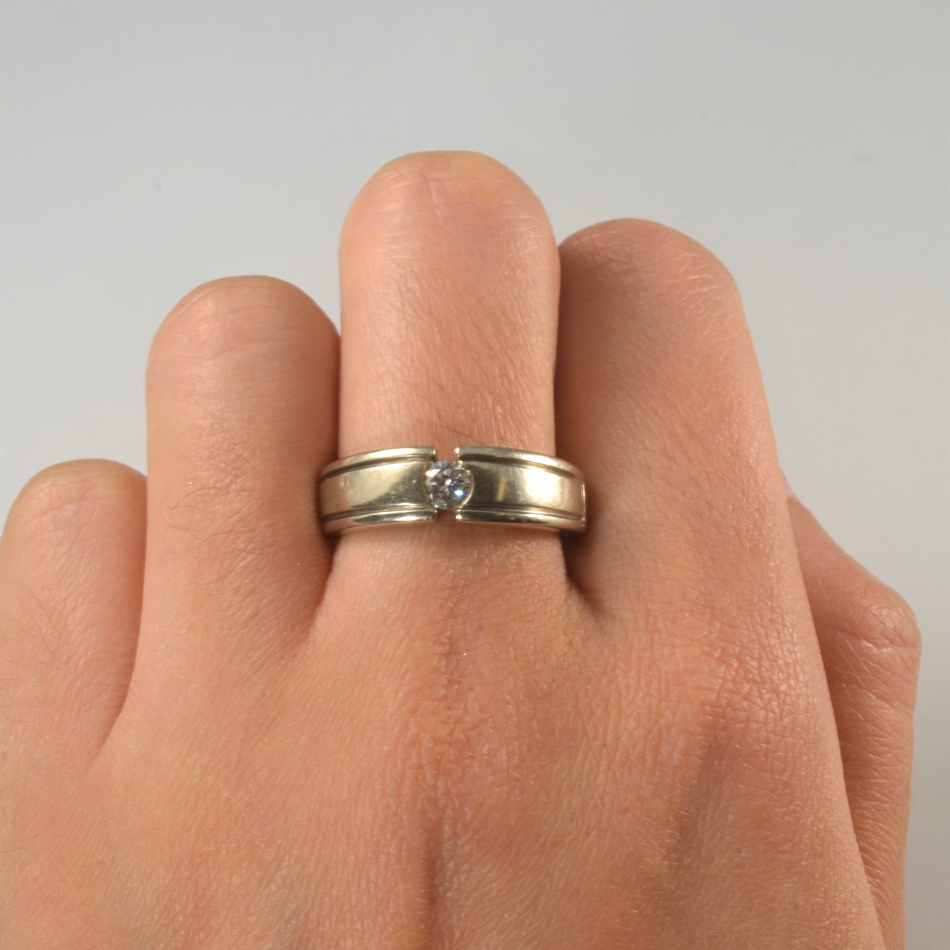 Tension Set Diamond Band | 0.23ct | SZ 7.75 |