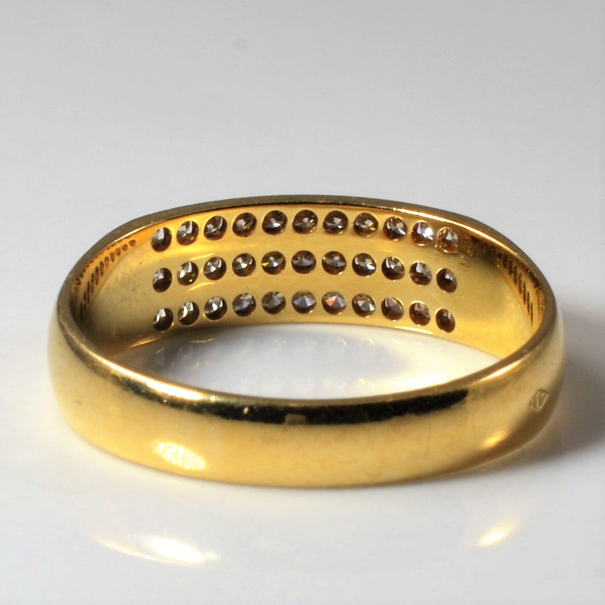 Triple Row Channel Diamond Band | 0.25ctw | SZ 7.5 |