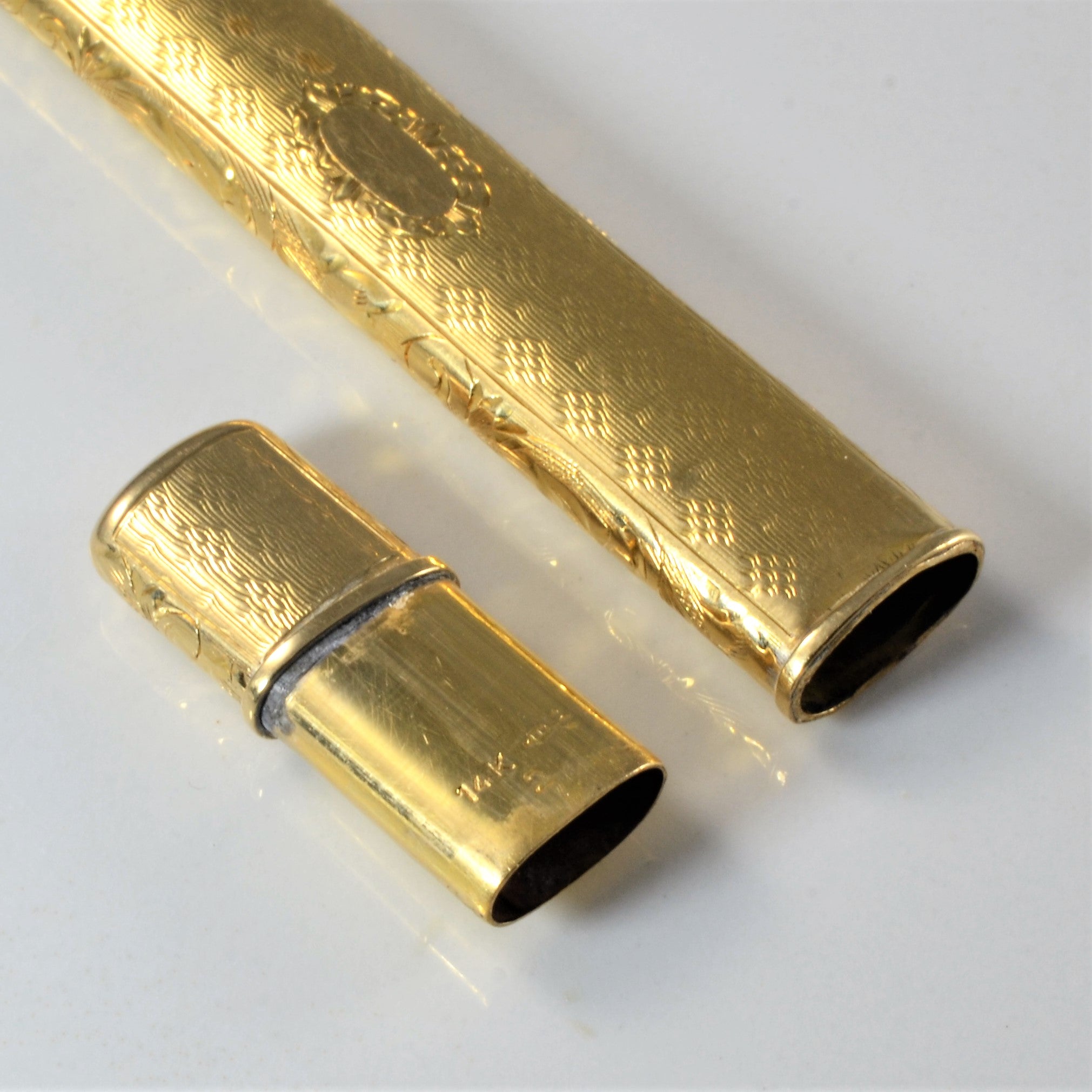 Antique Gold Toothpick Holder Pendant |
