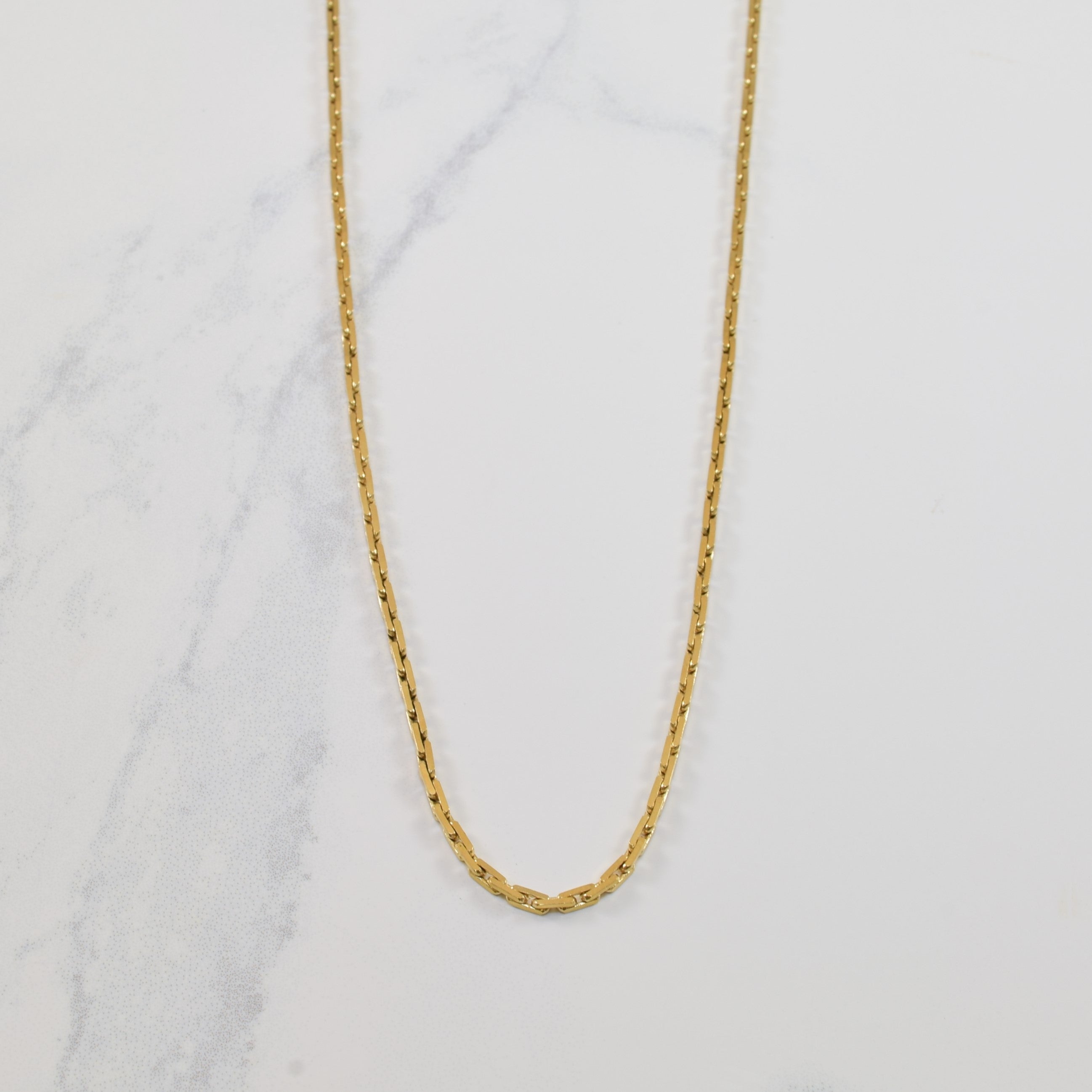 14k Yellow Gold Cable Chain | 30" |