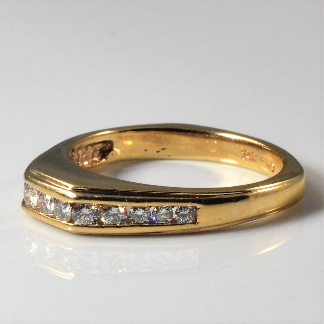 Channel Set Diamond Ring | 0.46ctw | SZ 6.5 |