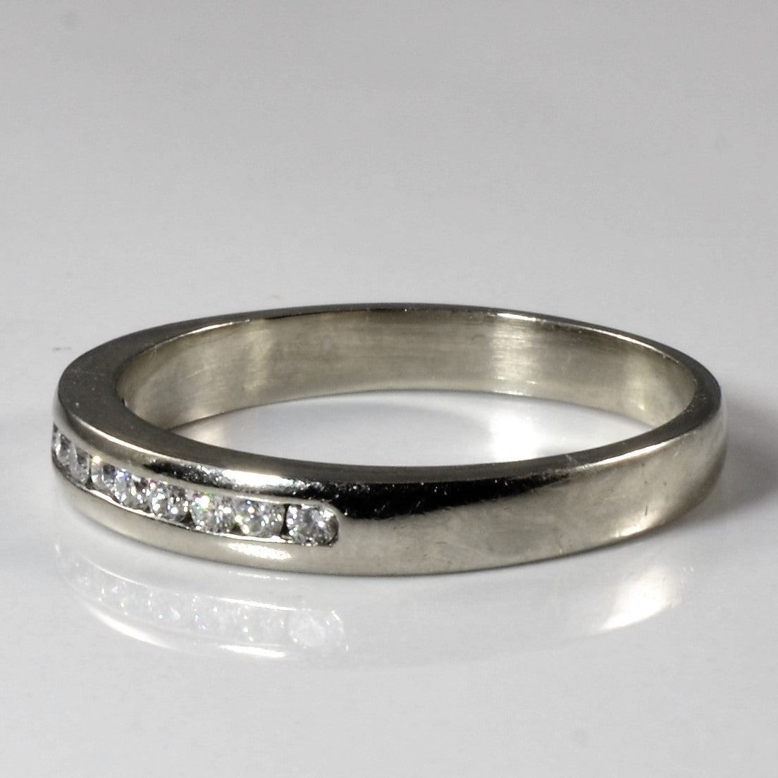 Channel Set Diamond Wedding Band | 0.10ctw | SZ 6.25 |