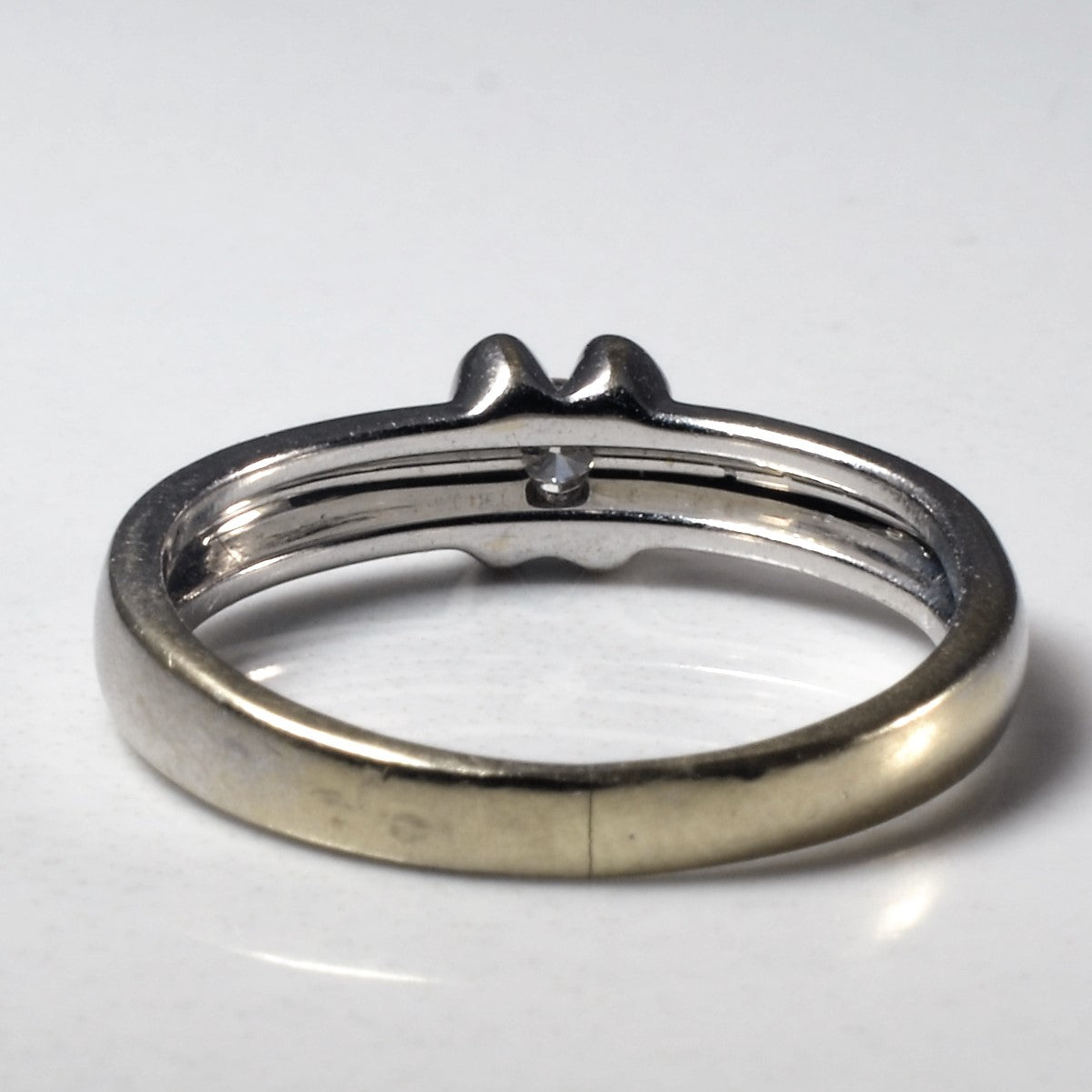 Uniquely Set Solitaire Diamond Ring | 0.06ct | SZ 5.5 |