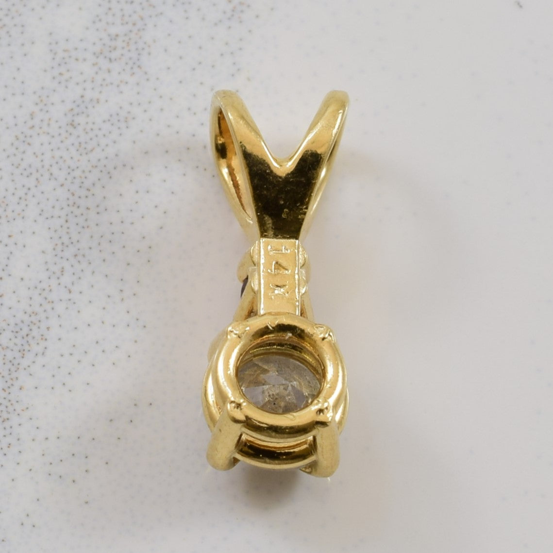 Multi Coloured Diamond Split Bail Pendant | 0.38ctw |