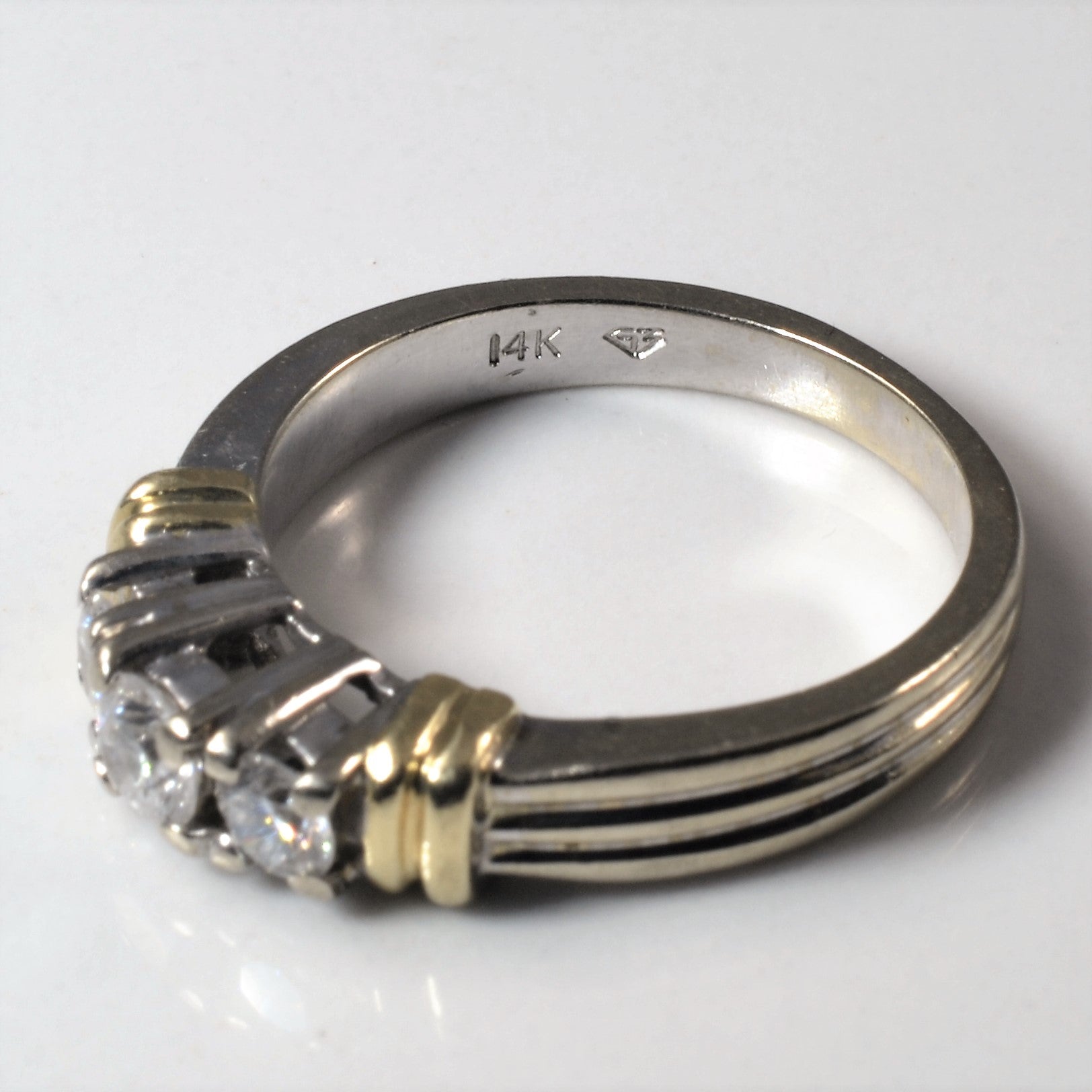 Three Stone Diamond Ring | 0.49ctw | SZ 6.5 |
