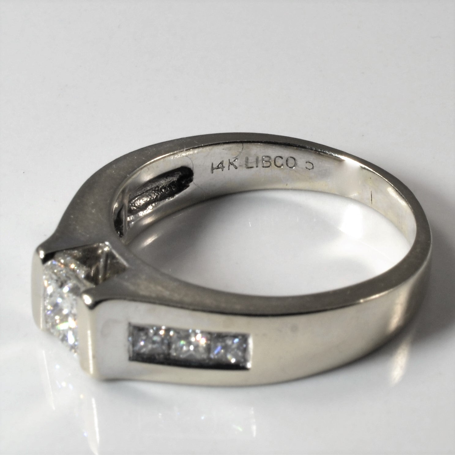 Tension Set Princess Diamond Engagement Ring | 1.25ctw | SZ 6.75 |