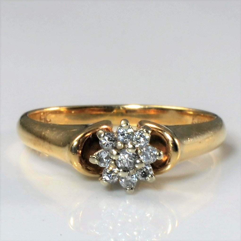 Cluster Set Diamond Ring | 0.10ctw | SZ 5.25 |