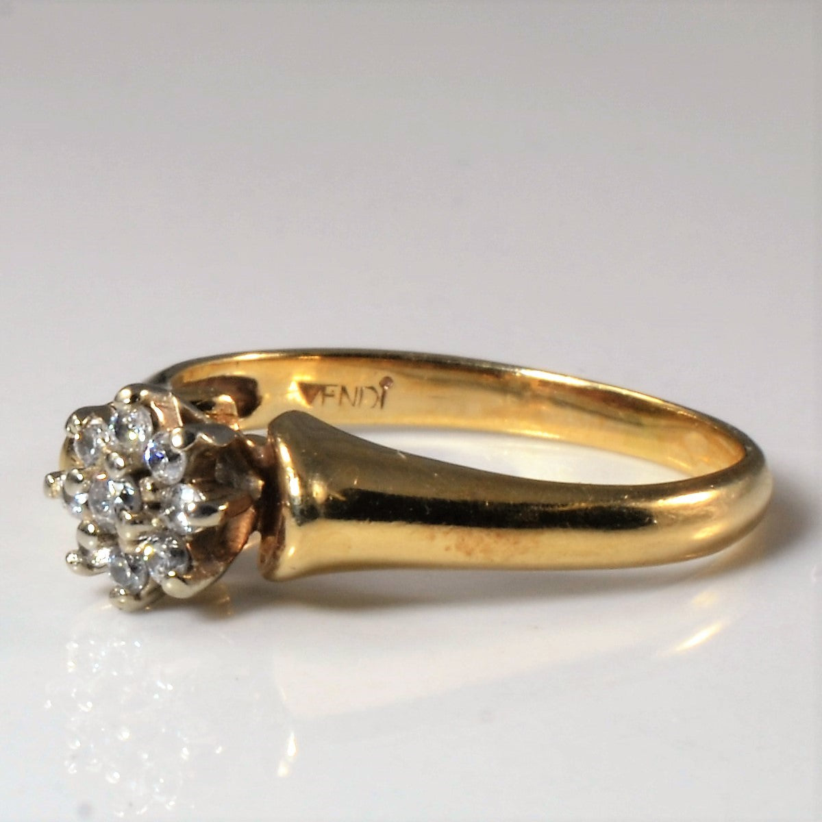 Cluster Set Diamond Ring | 0.10ctw | SZ 5.25 |