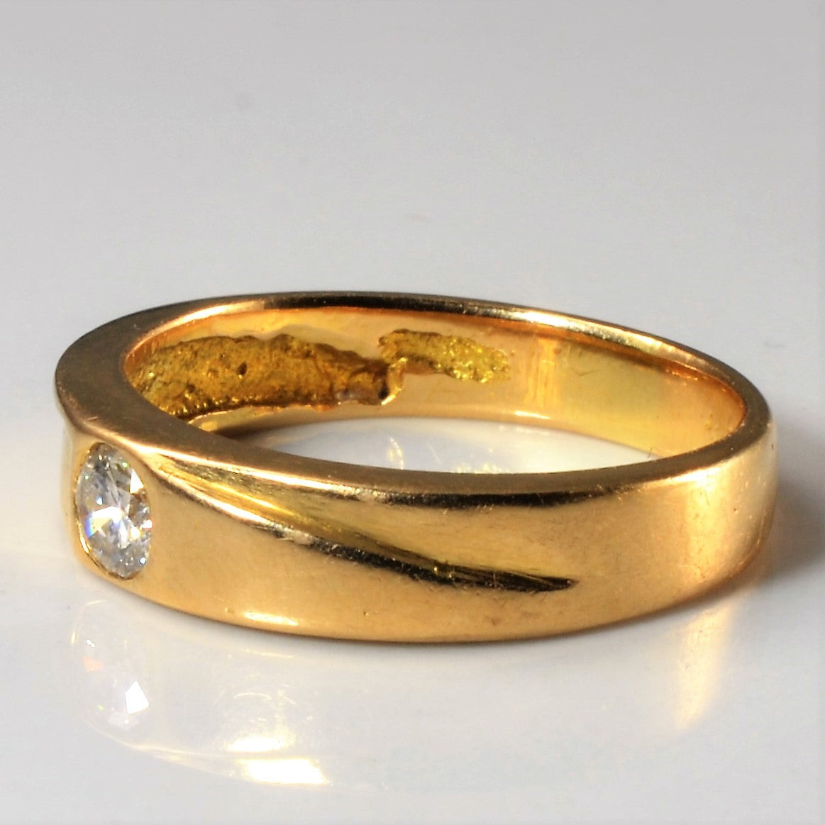 Flush Set Diamond Ring | 0.20ct | SZ 5.75 |