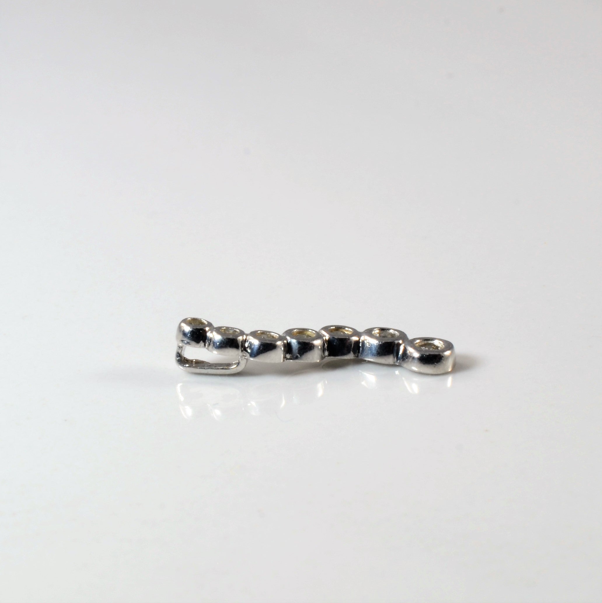 Bezel Set Diamond Journey Pendant | 0.13ctw |