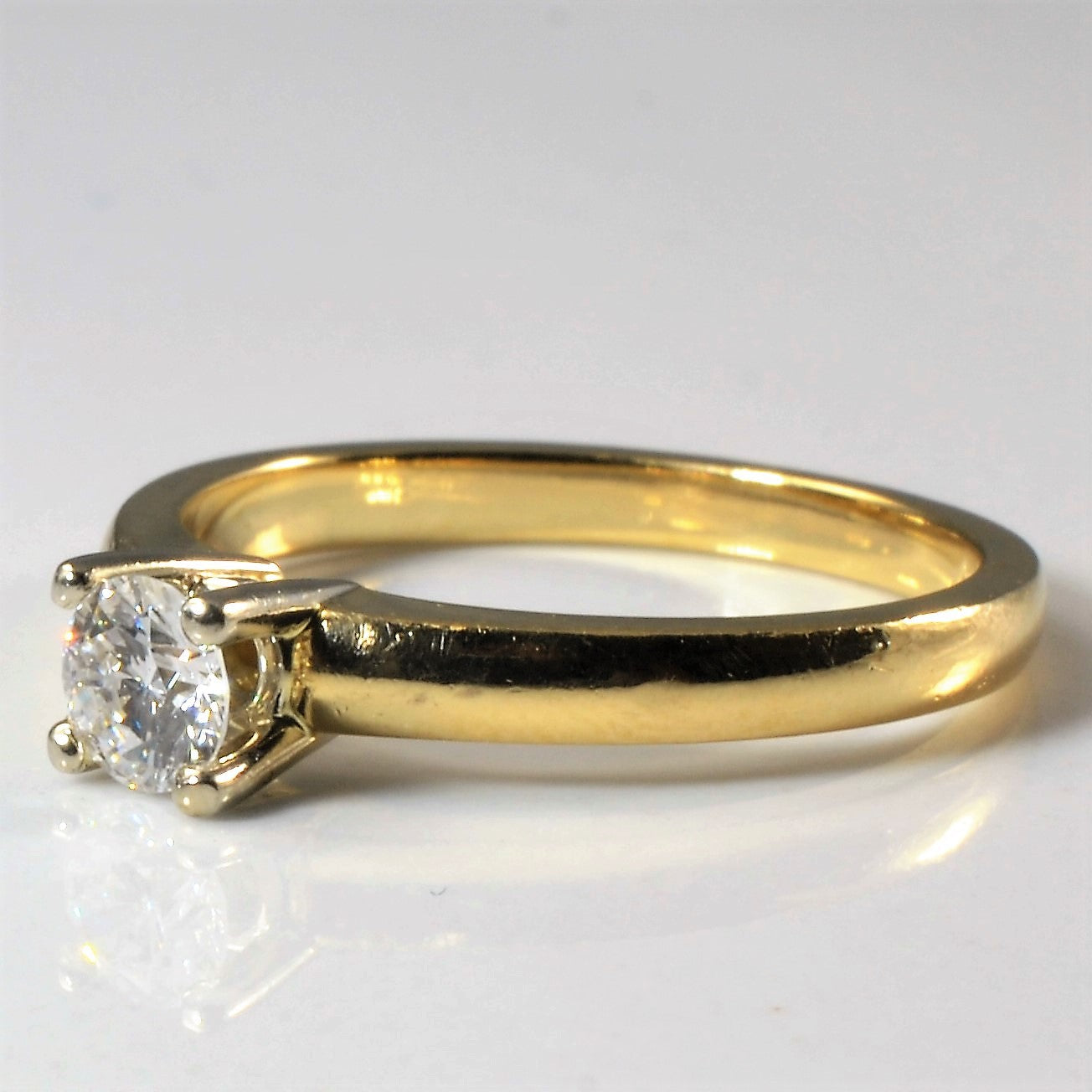 Solitaire Diamond Engagement Ring | 0.34ct| SZ 6.5|