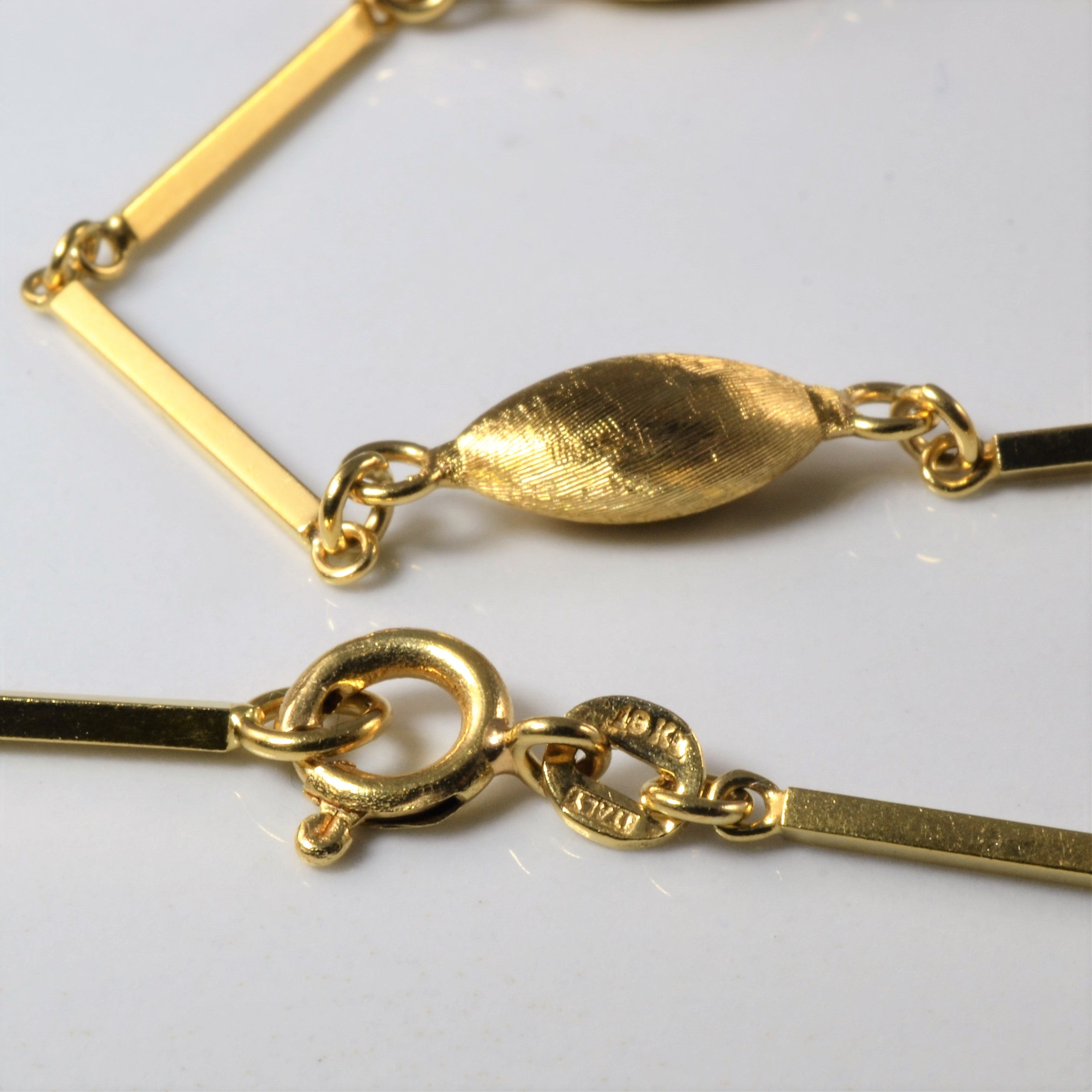 Collier en perles dorées | 66 cm |