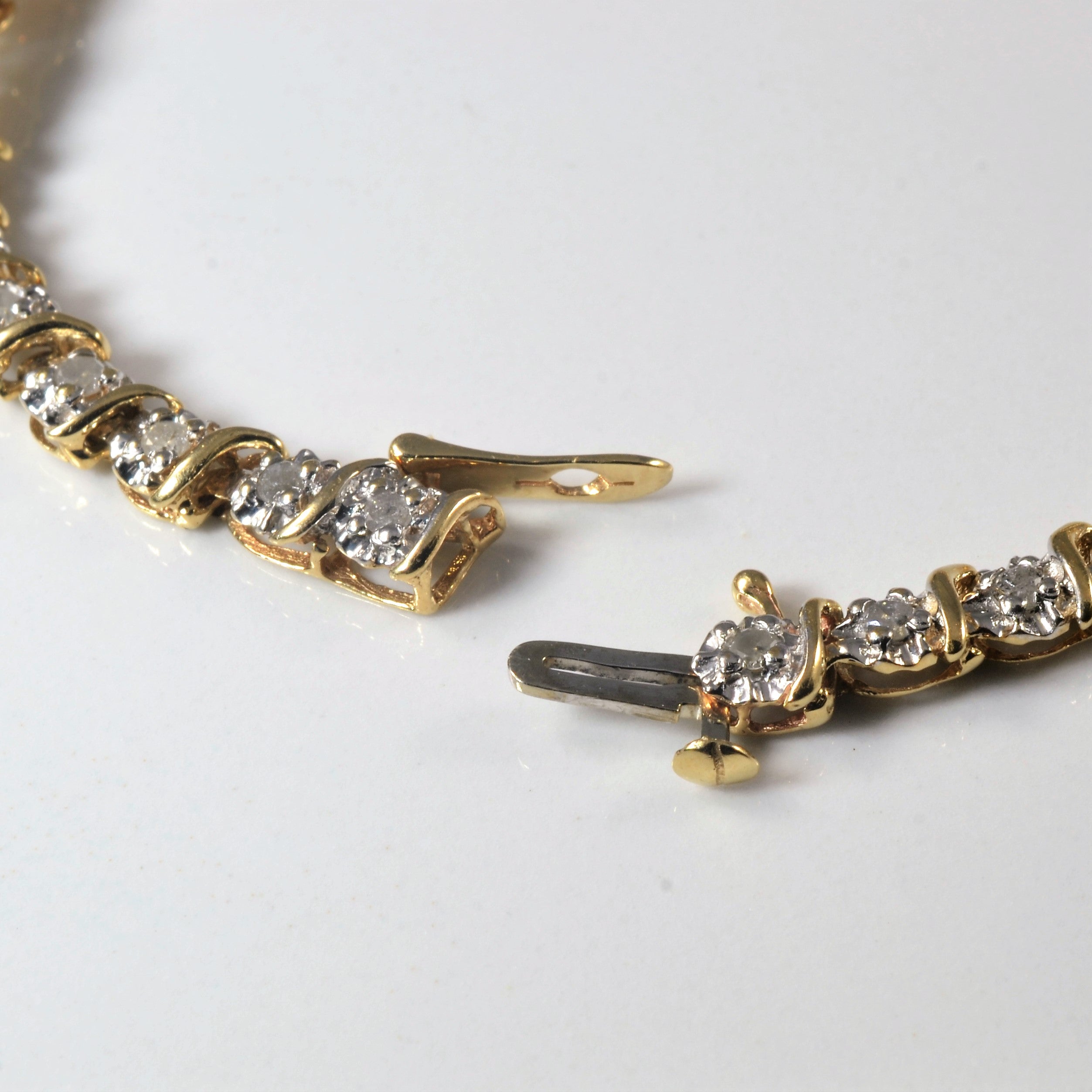 Diamond Tennis Bracelet | 0.95ctw | 8" |