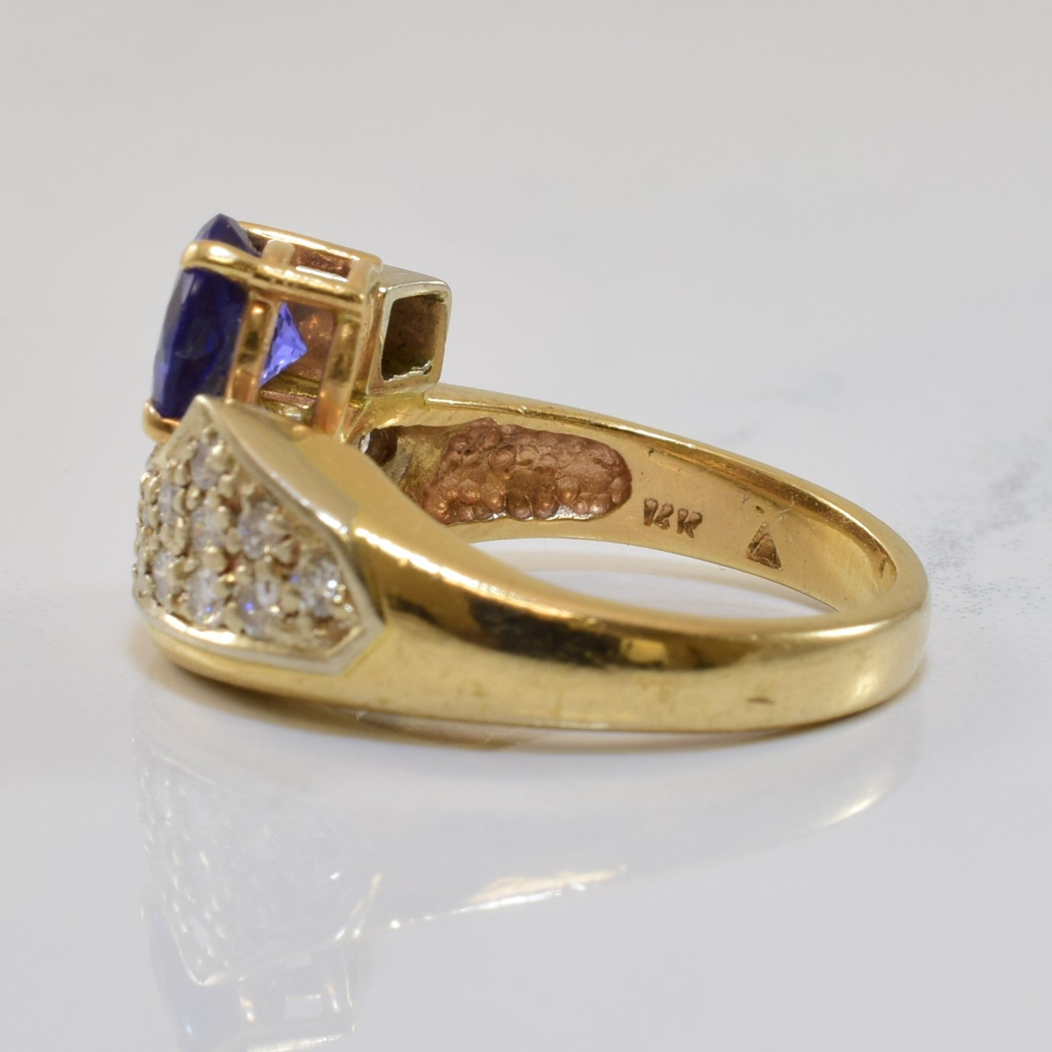 Tanzanite & Diamond Cocktail Ring | 1.00ct, 0.51ctw | SZ 5.5 |