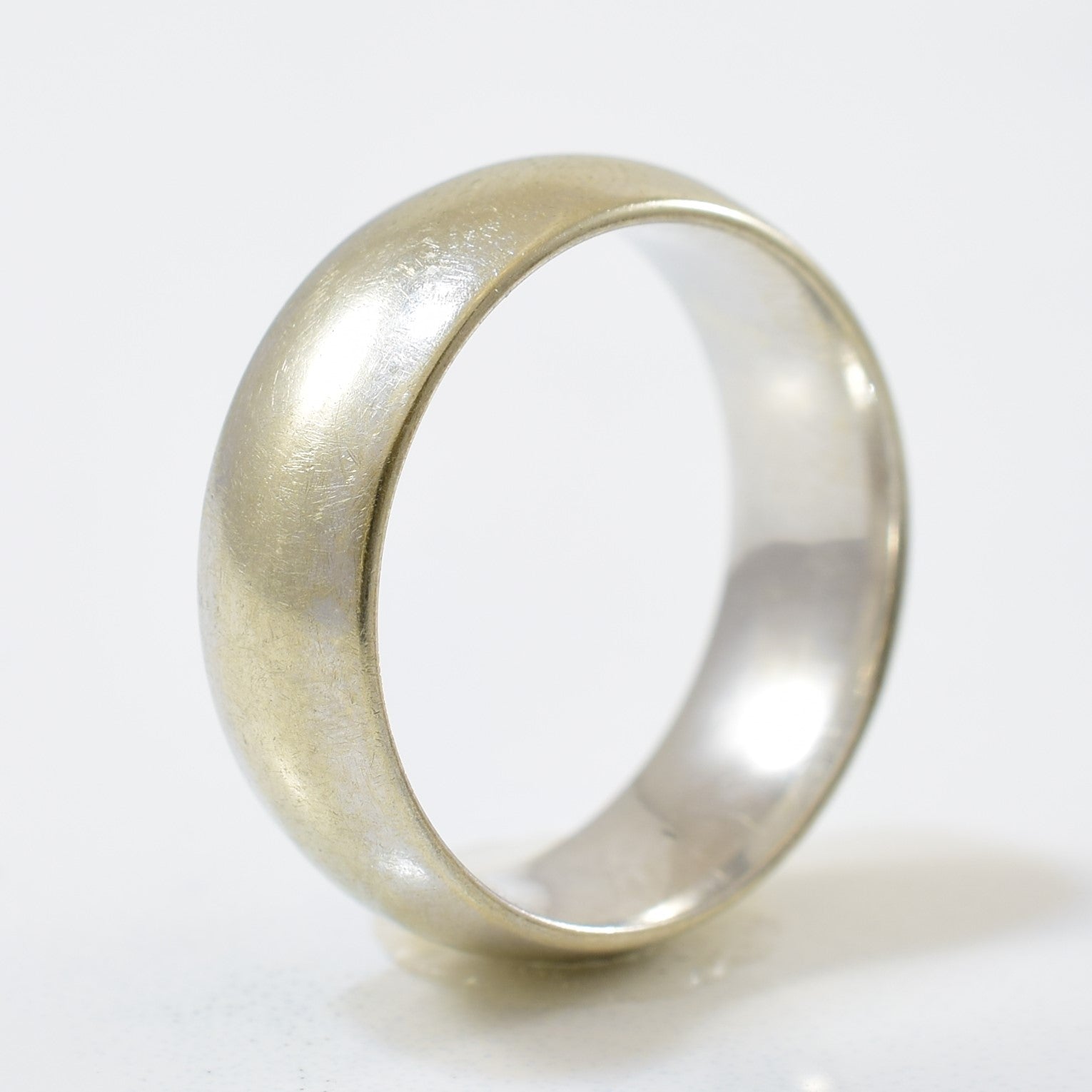 White Gold Wedding Band | SZ 5 |