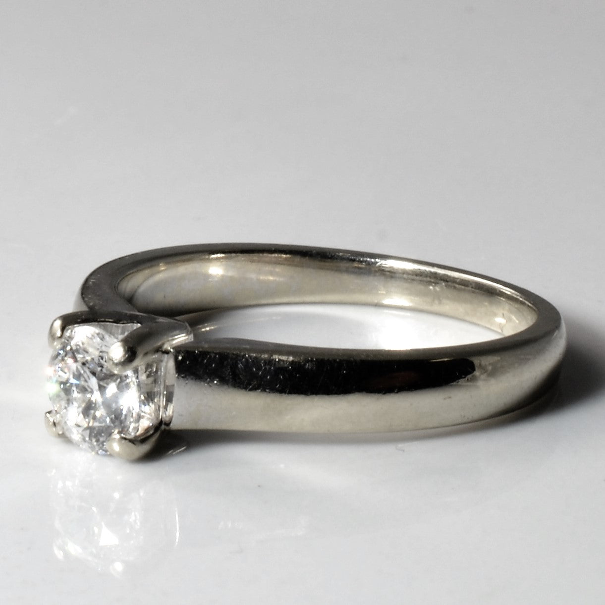81 Facet Solitaire Diamond Engagement Ring | 0.46ct | SZ 6.25 |