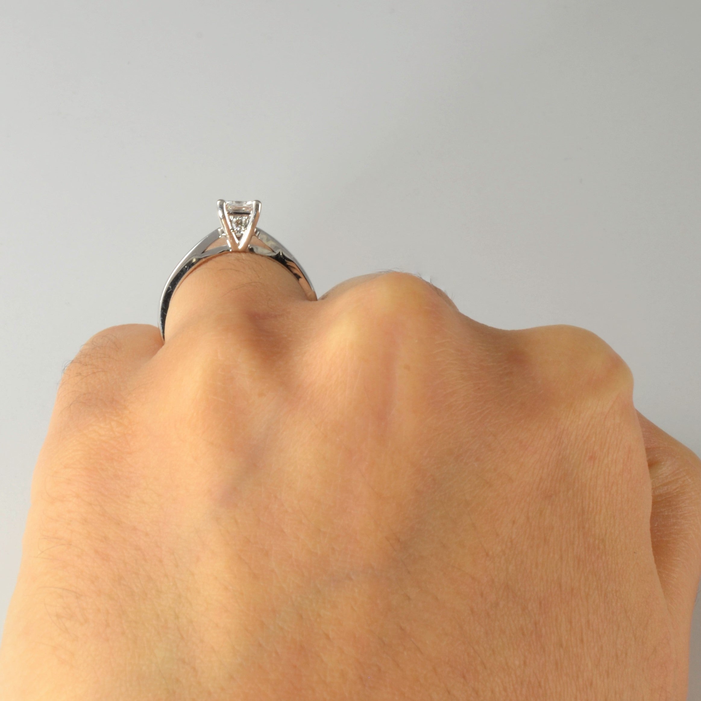 Princess Diamond Solitaire Engagement Ring | 0.52ctw | SZ 5.5 |