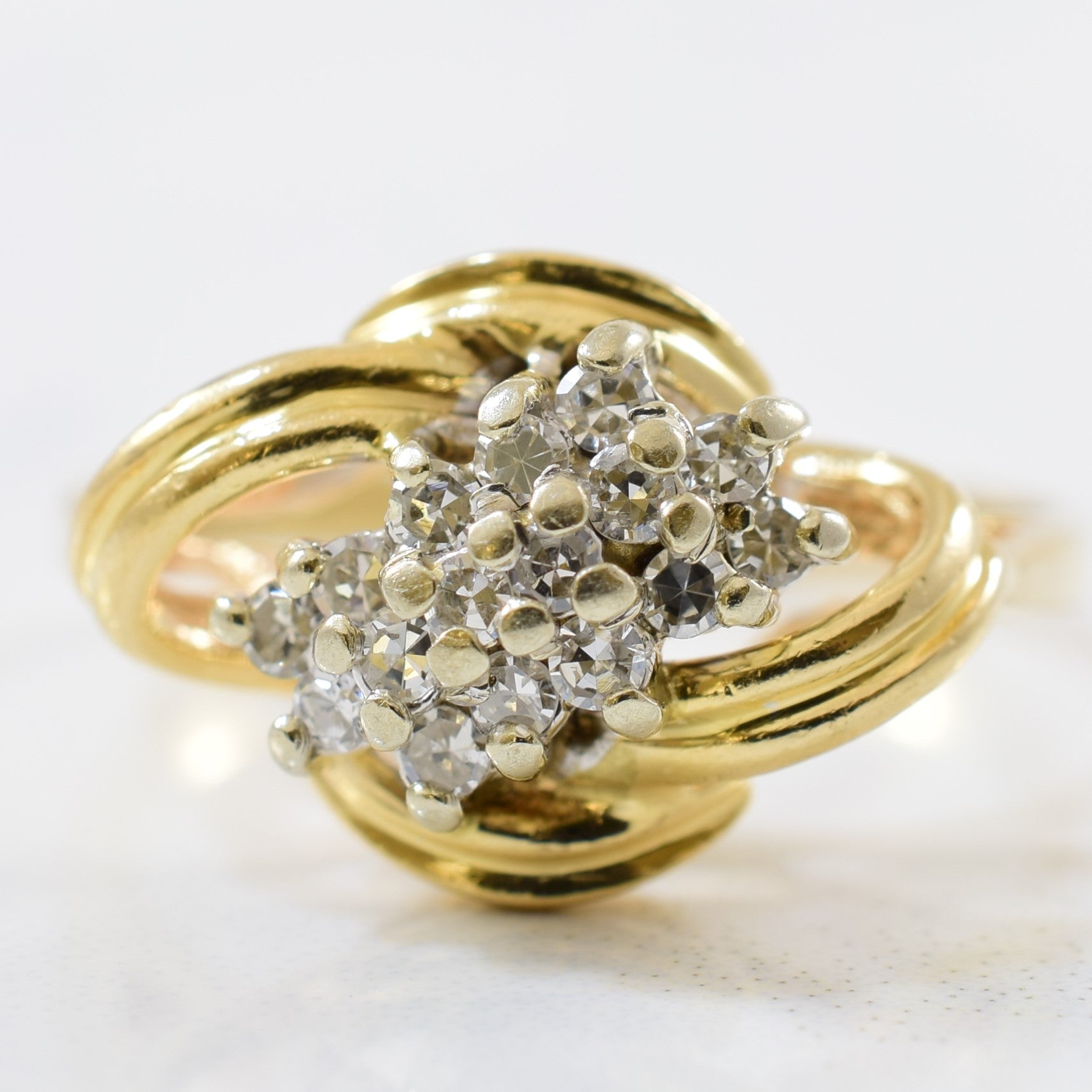 Diamond Cluster Ring | 0.17ctw | SZ 6.75 |