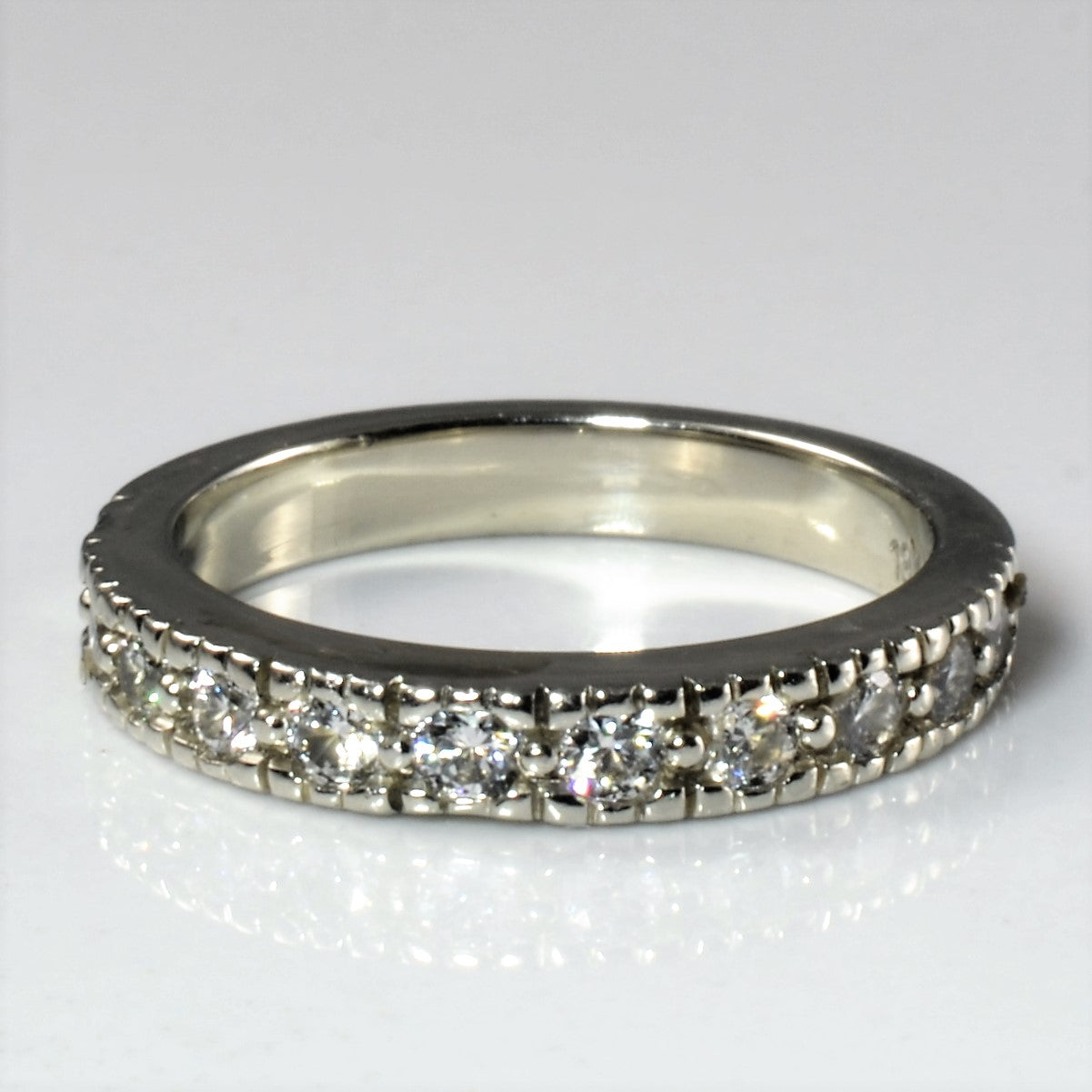 Bague élégante en diamants | 0,33 ct | Taille 4,75 |