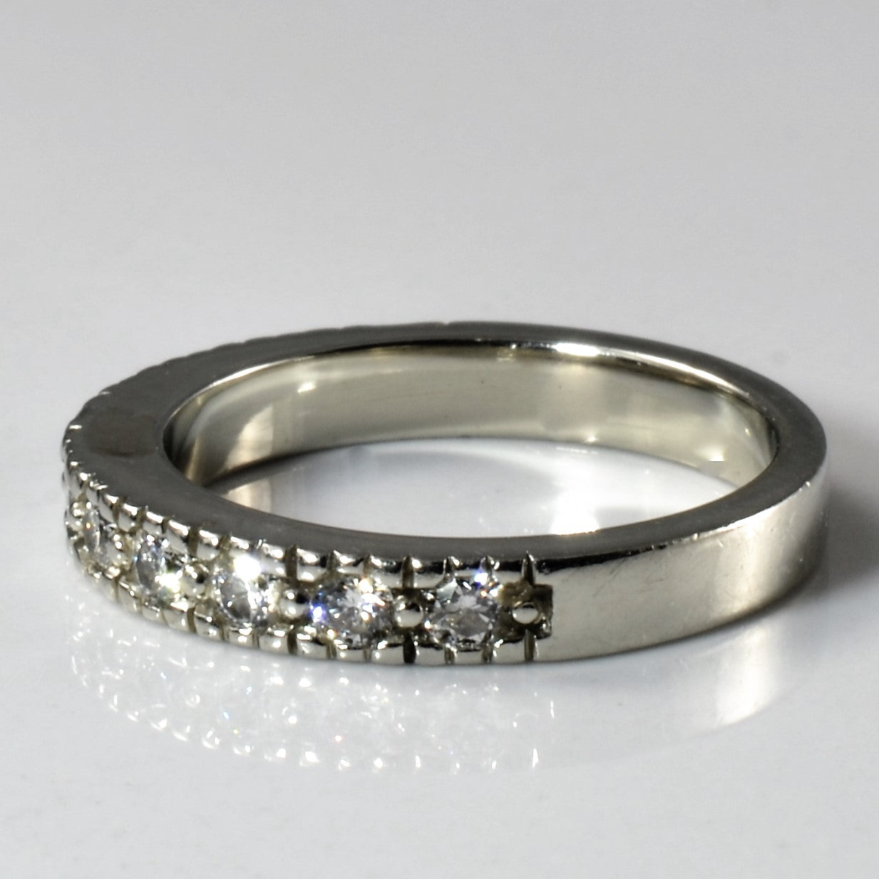 Bague élégante en diamants | 0,33 ct | Taille 4,75 |