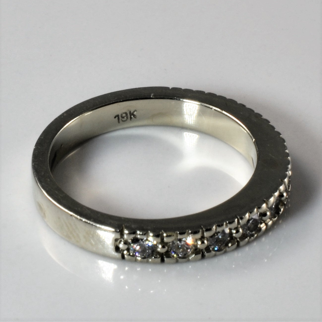 Bague élégante en diamants | 0,33 ct | Taille 4,75 |