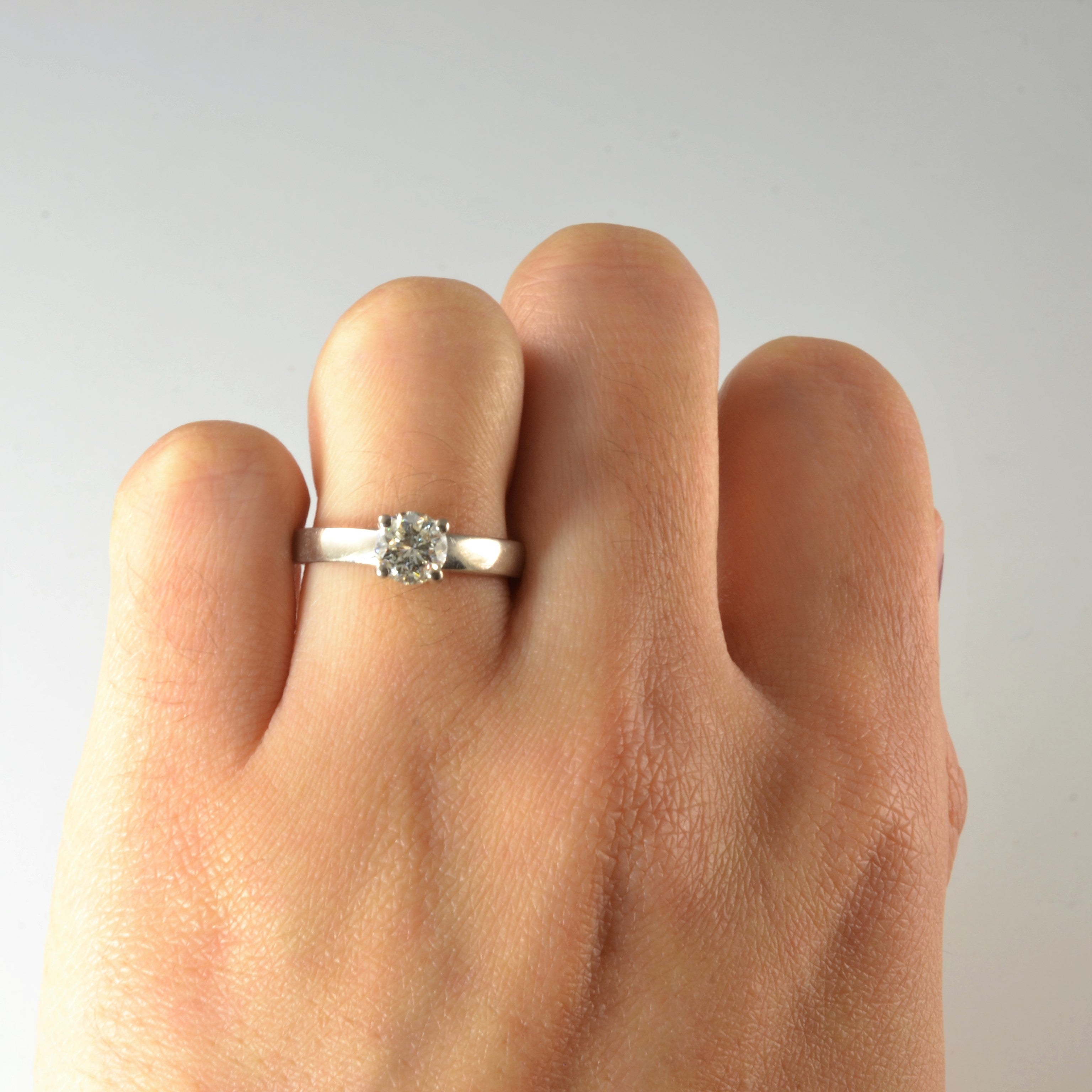 Solitaire Diamond Engagement Ring | 0.65ct | SZ 5.75 |