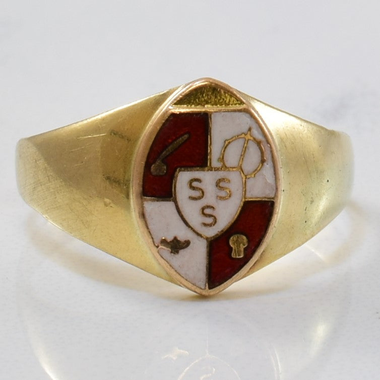Birks' Small Signet Ring | SZ 1.5 |