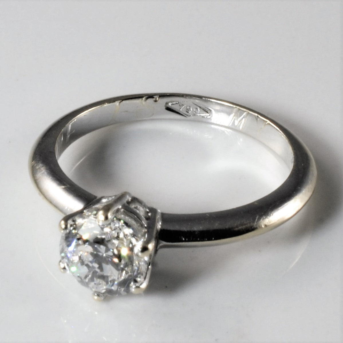 Six Prong Solitaire Diamond Engagement Ring | 0.95ct | SZ 5.25 |