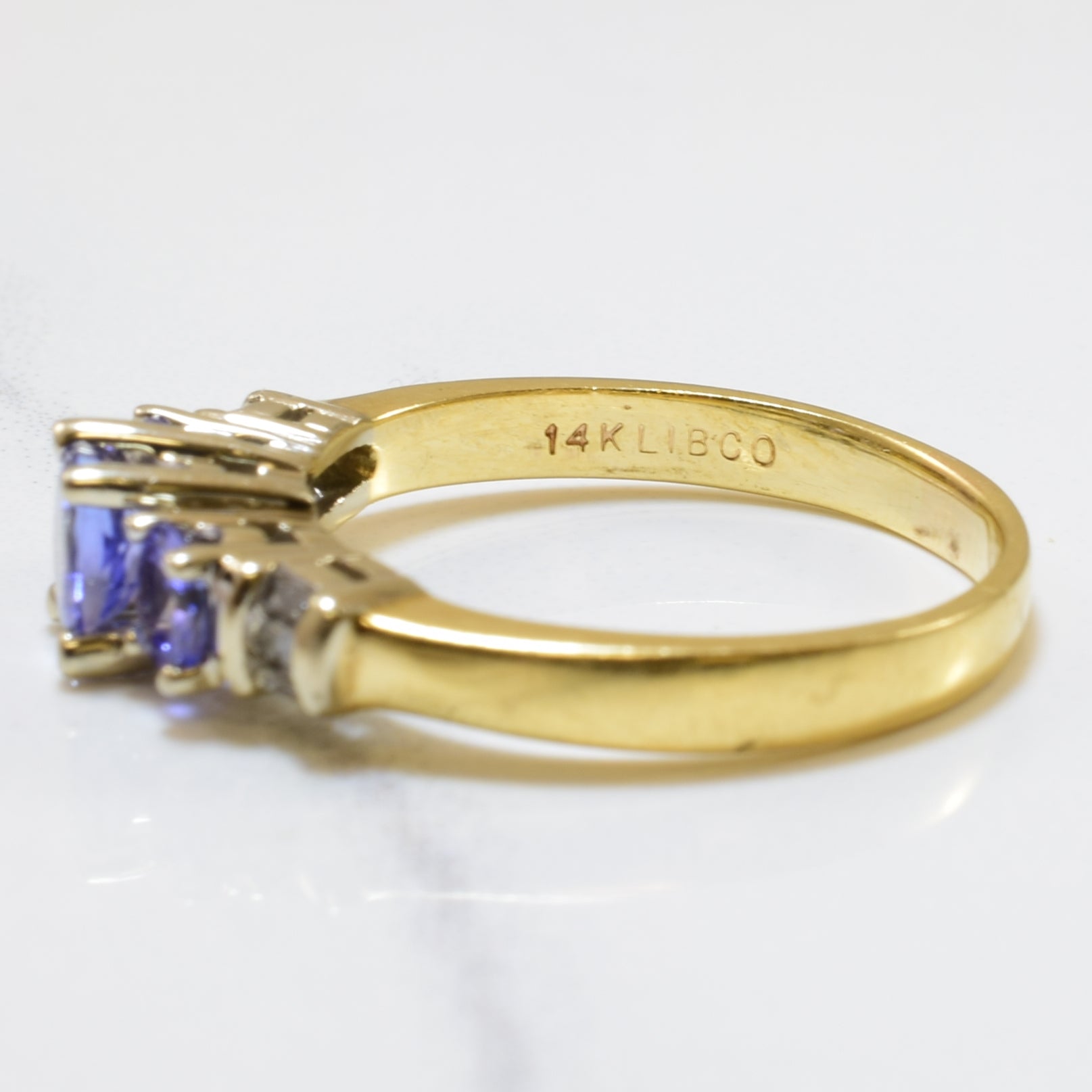 Tanzanite & Diamond Ring | 0.90ctw, 0.07ctw | SZ 8 |