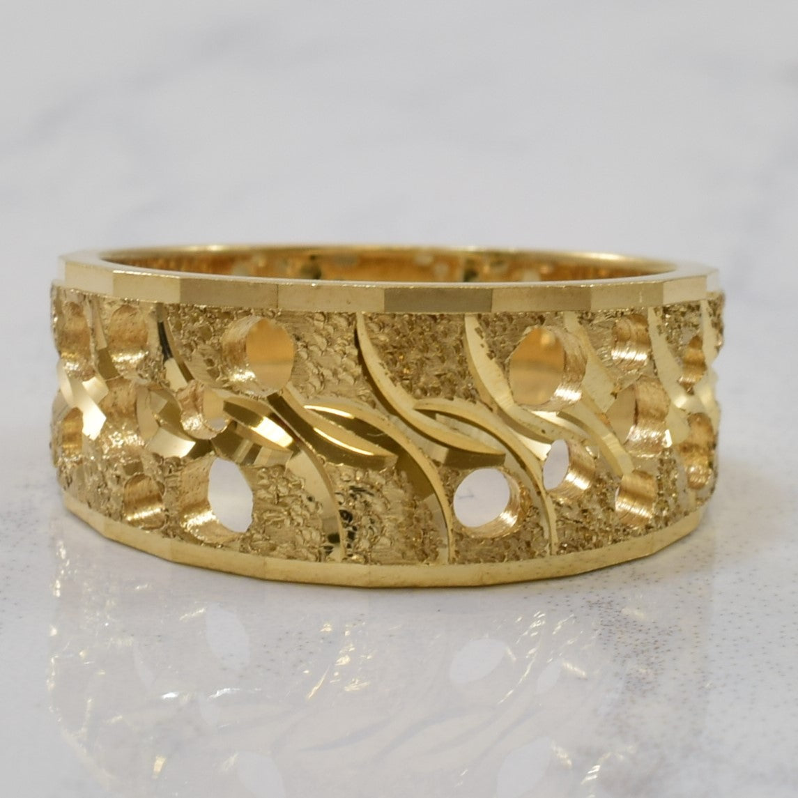 Open Work Gold Band | SZ 6 |