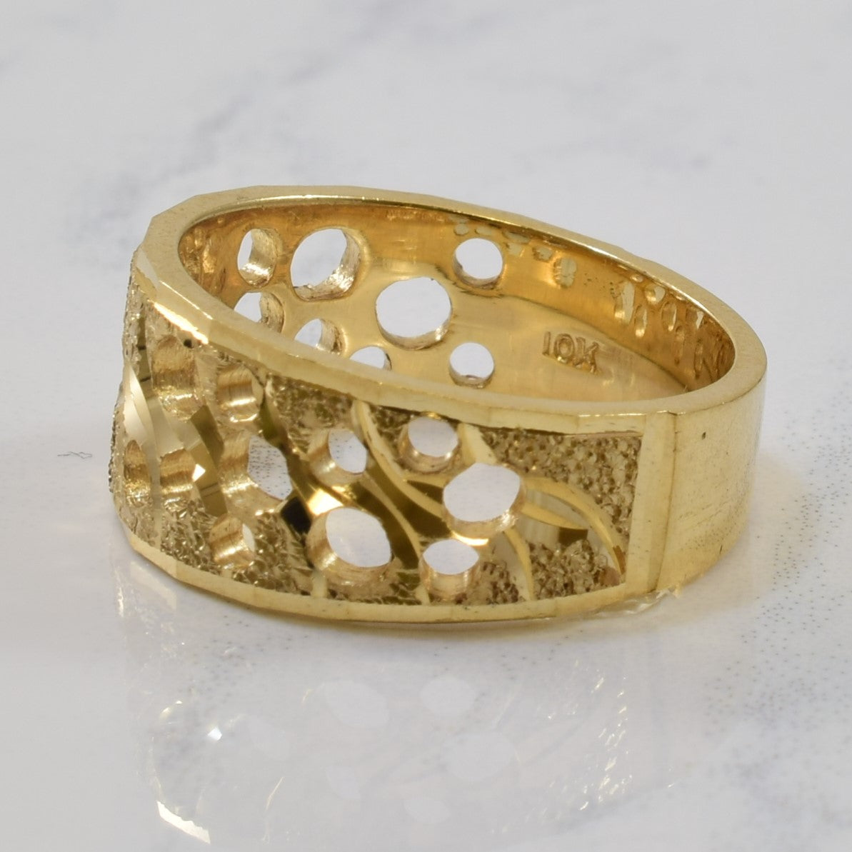 Open Work Gold Band | SZ 6 |