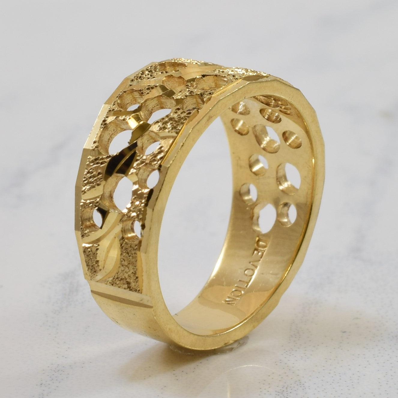 Open Work Gold Band | SZ 6 |
